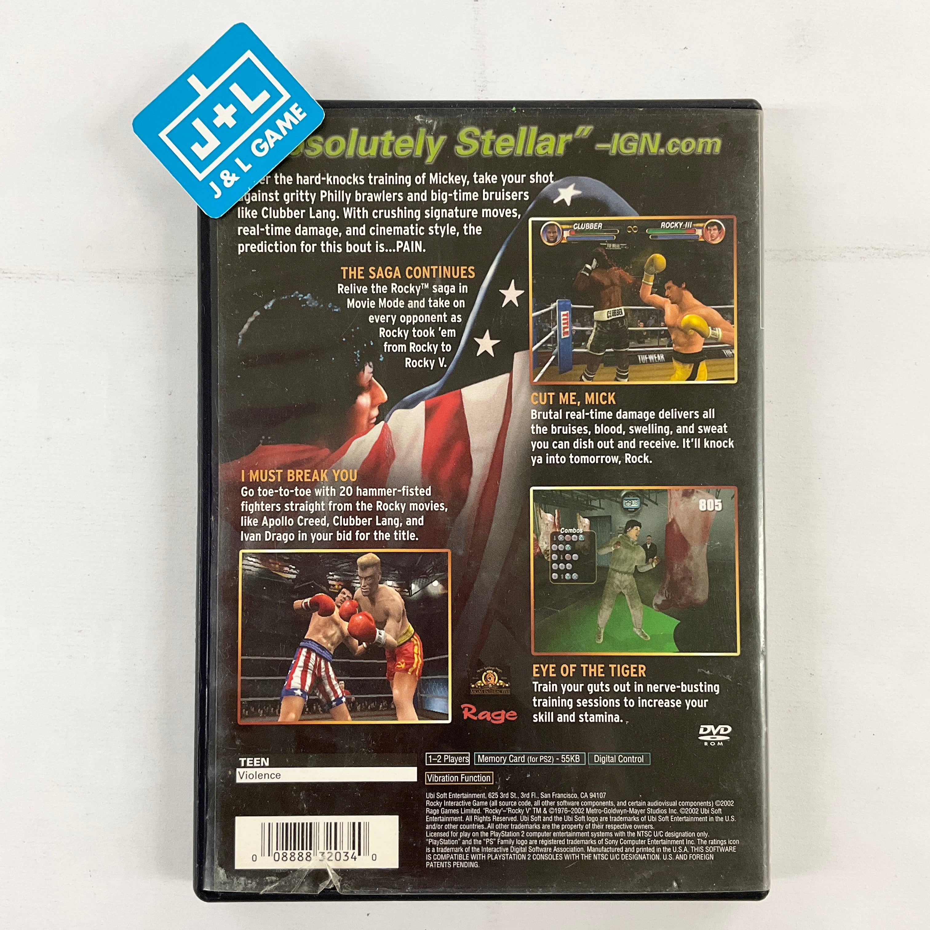 Rocky Legends Ps2 Pal Complet Playstation 2 Sony