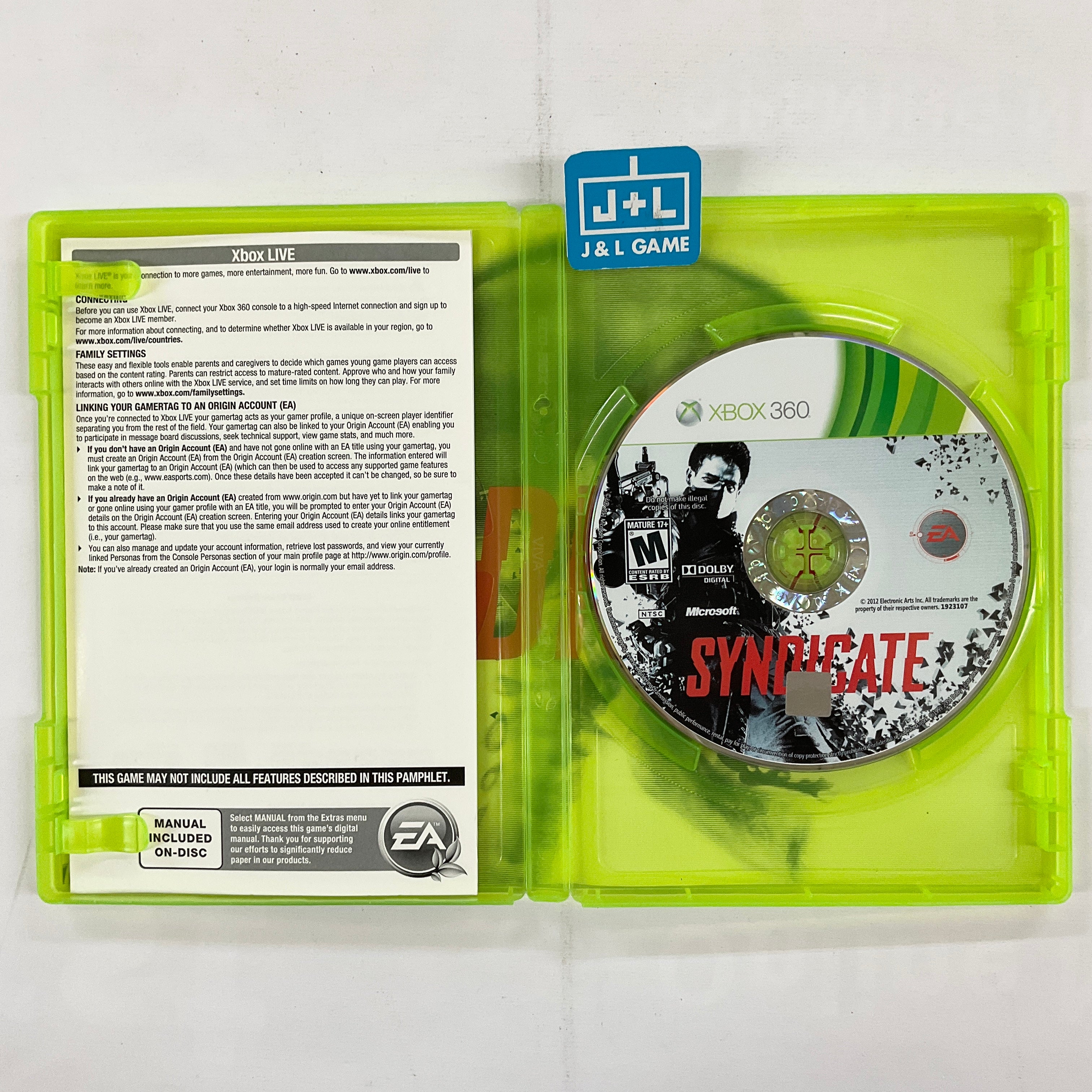 Syndicate - Xbox 360 [Pre-Owned] Video Games Electronic Arts   