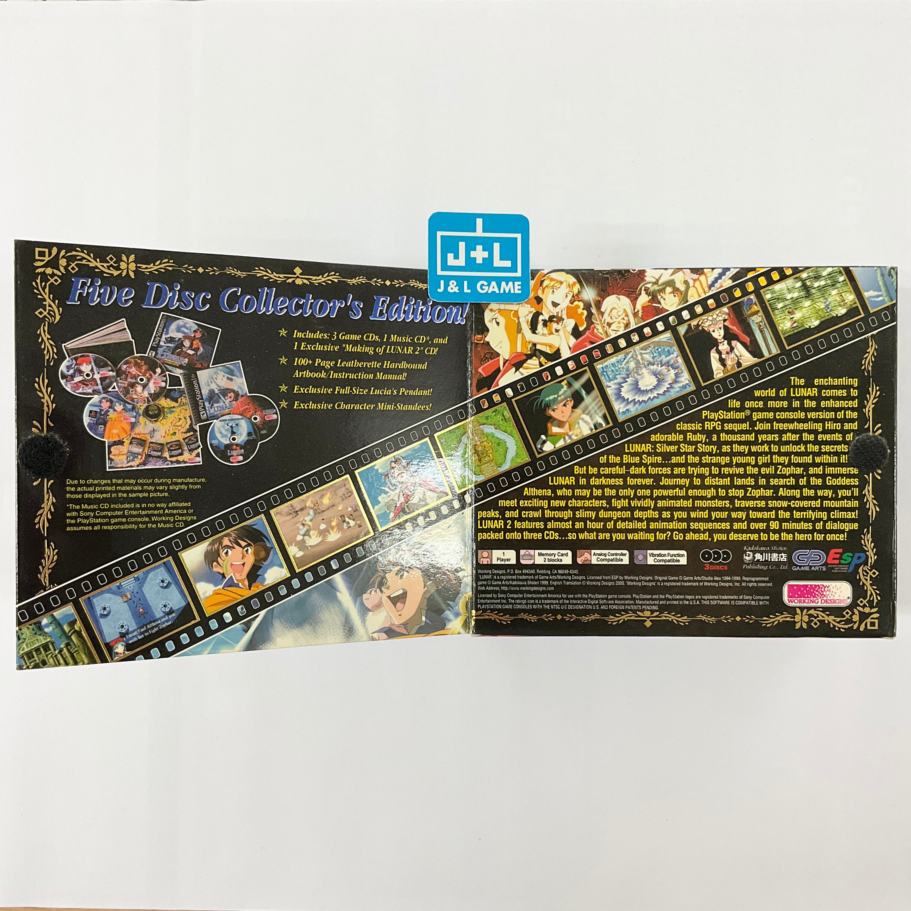 Lunar 2: Eternal Blue Complete - (PS1) PlayStation 1 [Pre-Owned] Video Games Working Designs   