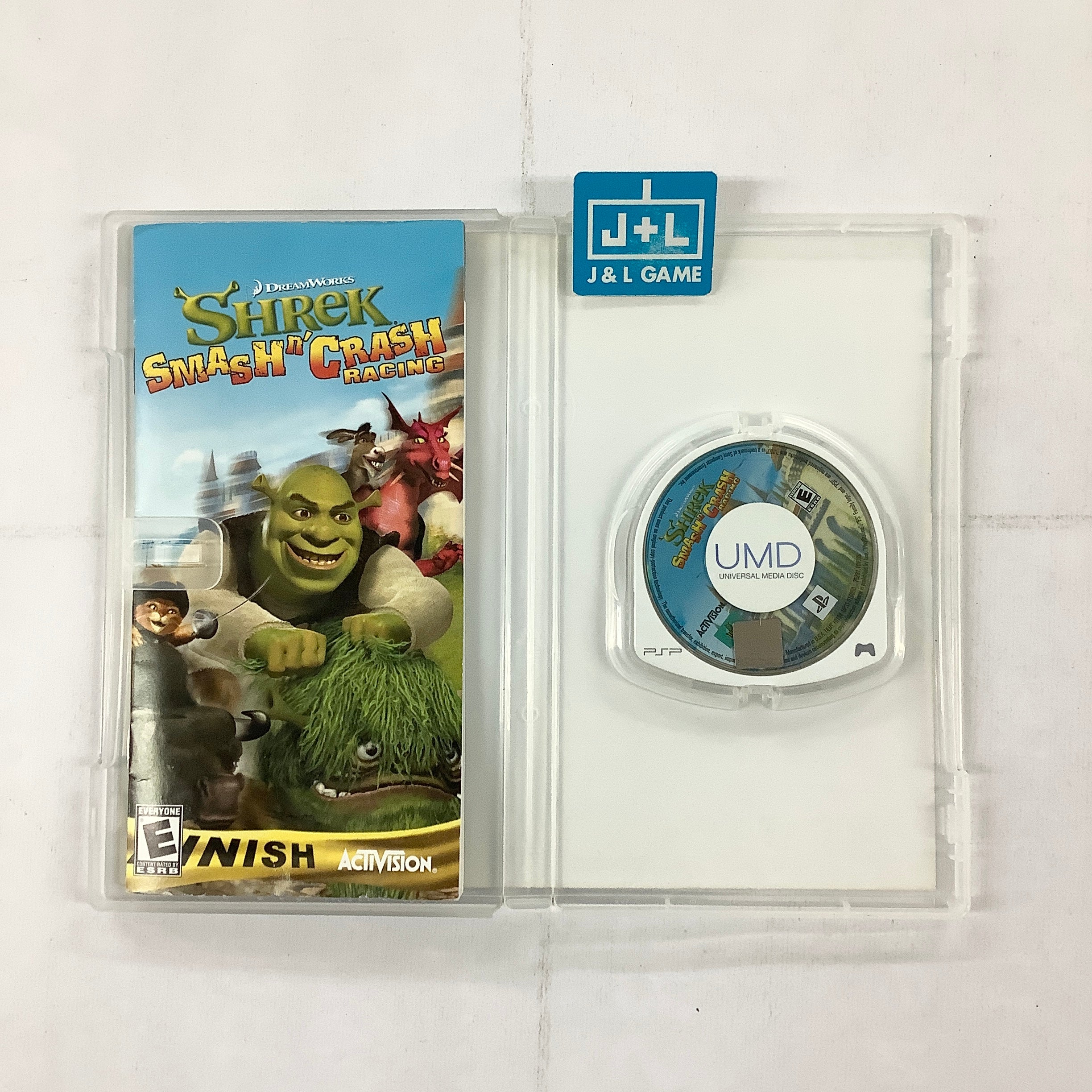 DreamWorks Shrek Smash n' Crash Racing - Sony PSP [Pre-Owned] Video Games Activision   