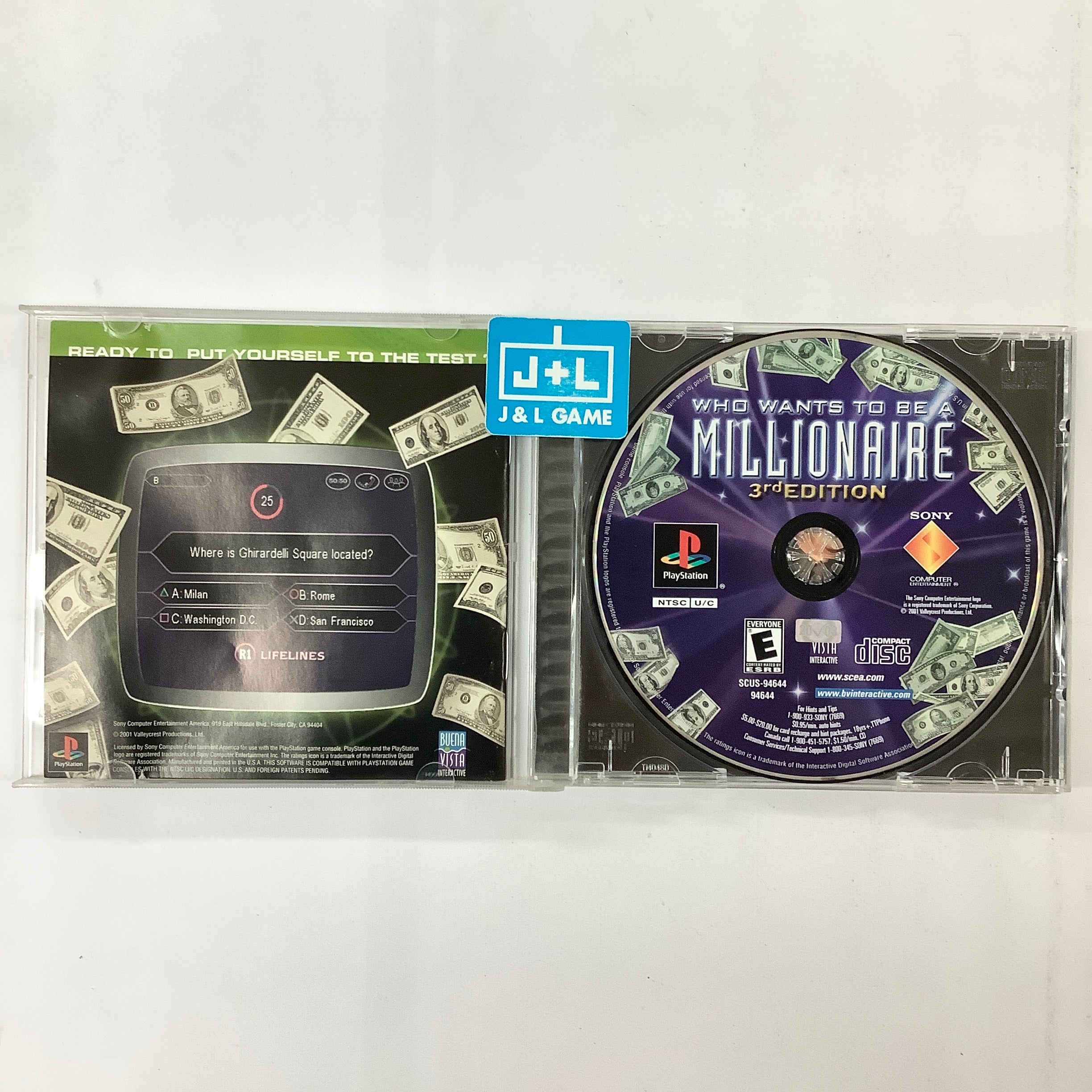 Who Wants to Be a Millionaire 3rd Edition - (PS1) PlayStation 1 [Pre-Owned] Video Games SCEA   