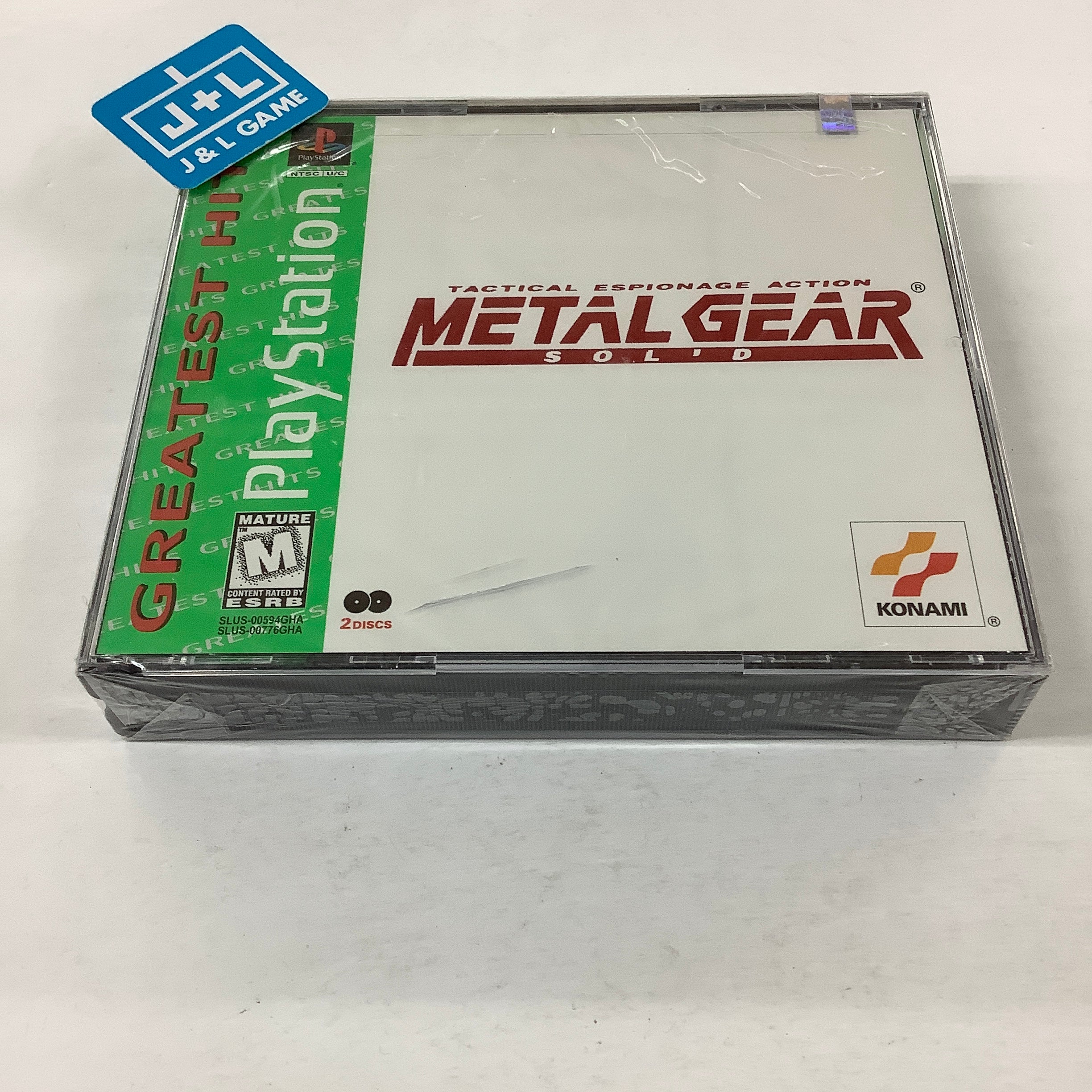 Metal Gear Solid (Greatest Hits) - (PS1) PlayStation 1 Video Games Konami   