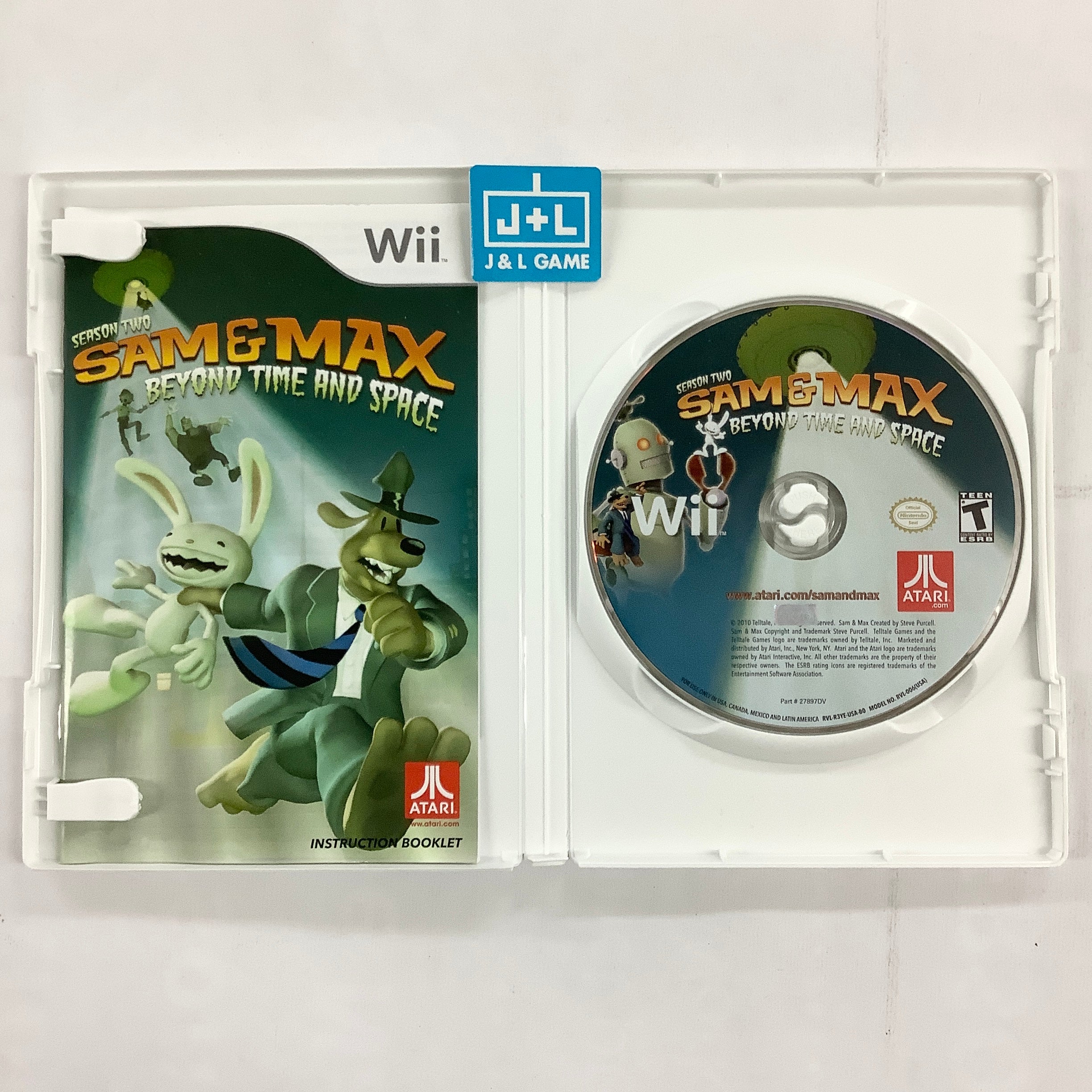 Sam & Max: Beyond Time and Space - Nintendo Wii [Pre-Owned] Video Games Atari SA   