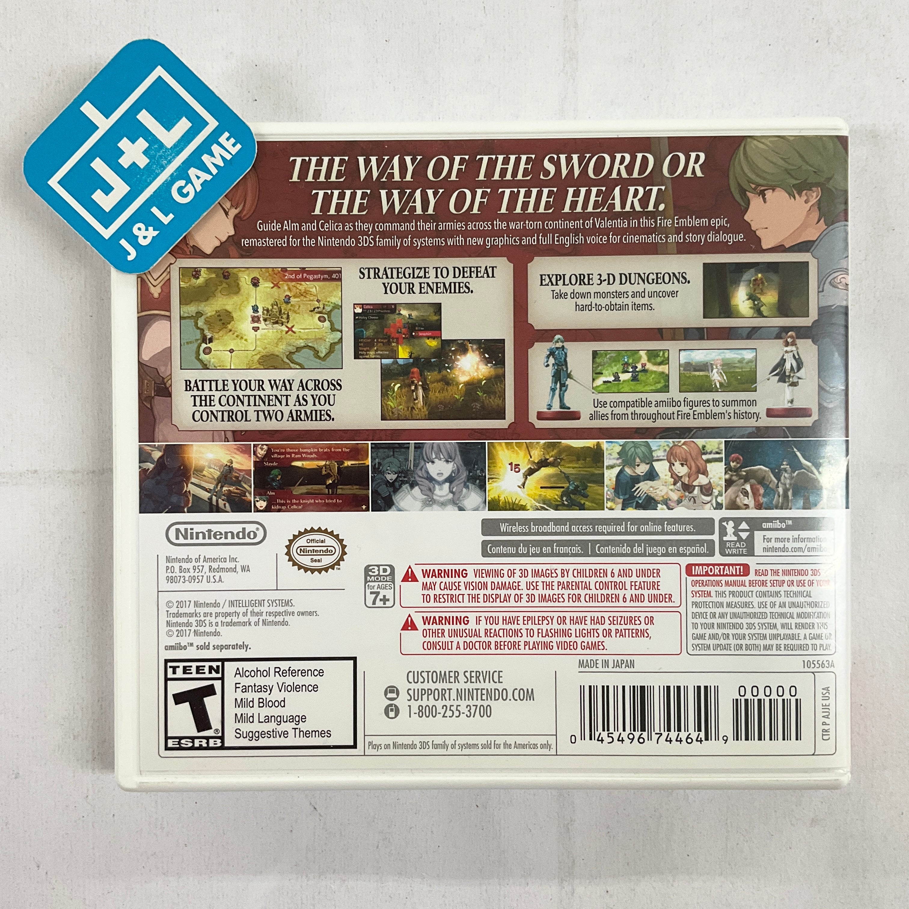 Fire Emblem Echoes: Shadows of Valentia - Nintendo 3DS [Pre-Owned] Video Games Nintendo   