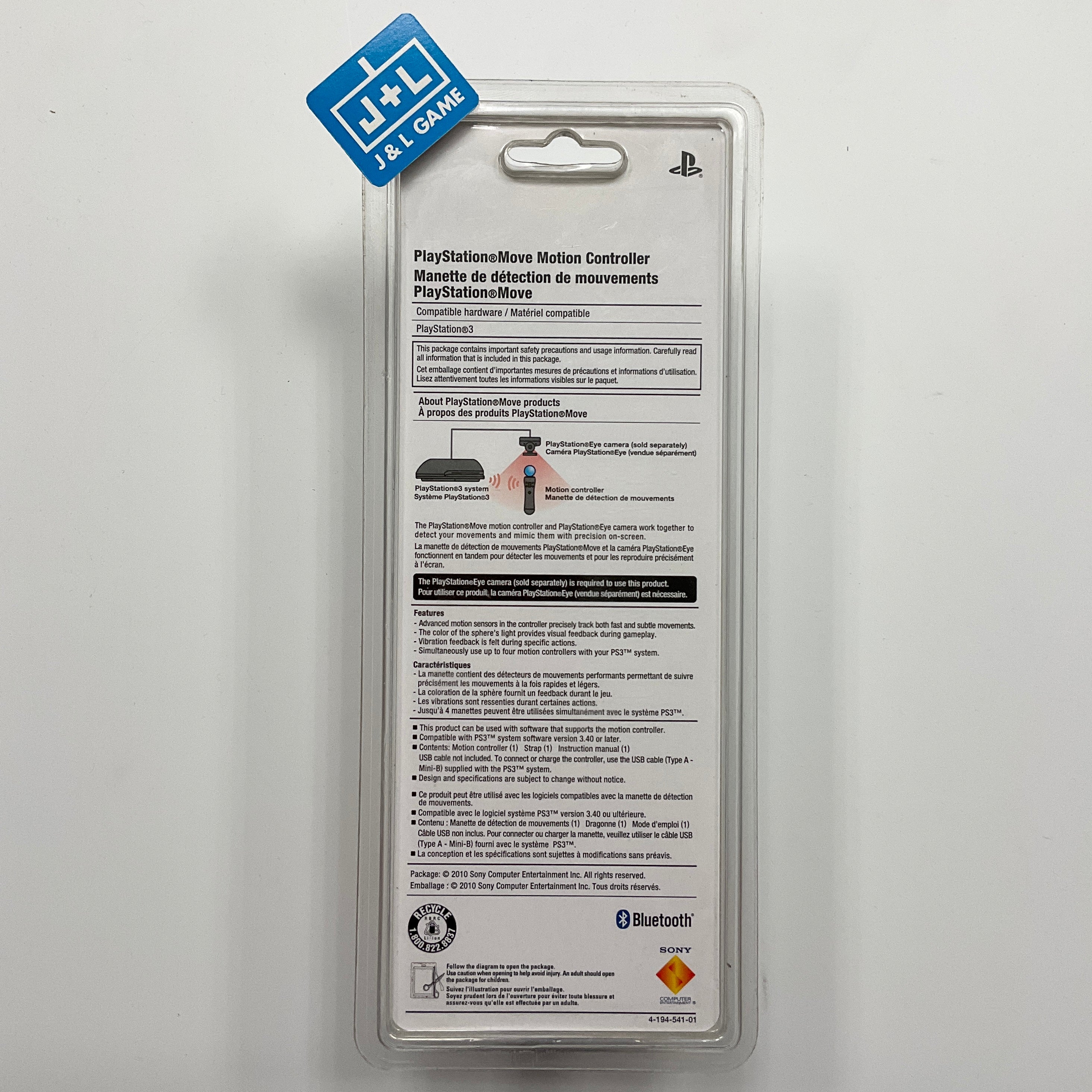 Sony PlayStation 3 & 4 Move Motion Controller - (PS3) PlayStation 3 Accessories Playstation   