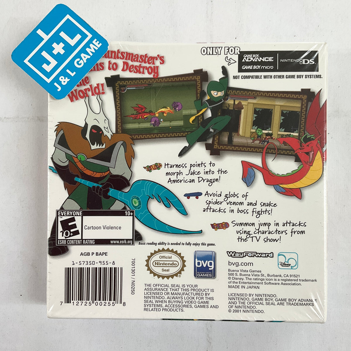 Huntsclan Disney's American Dragon: Jake Long, Rise of the Huntsclan - (GBA) Gam ...