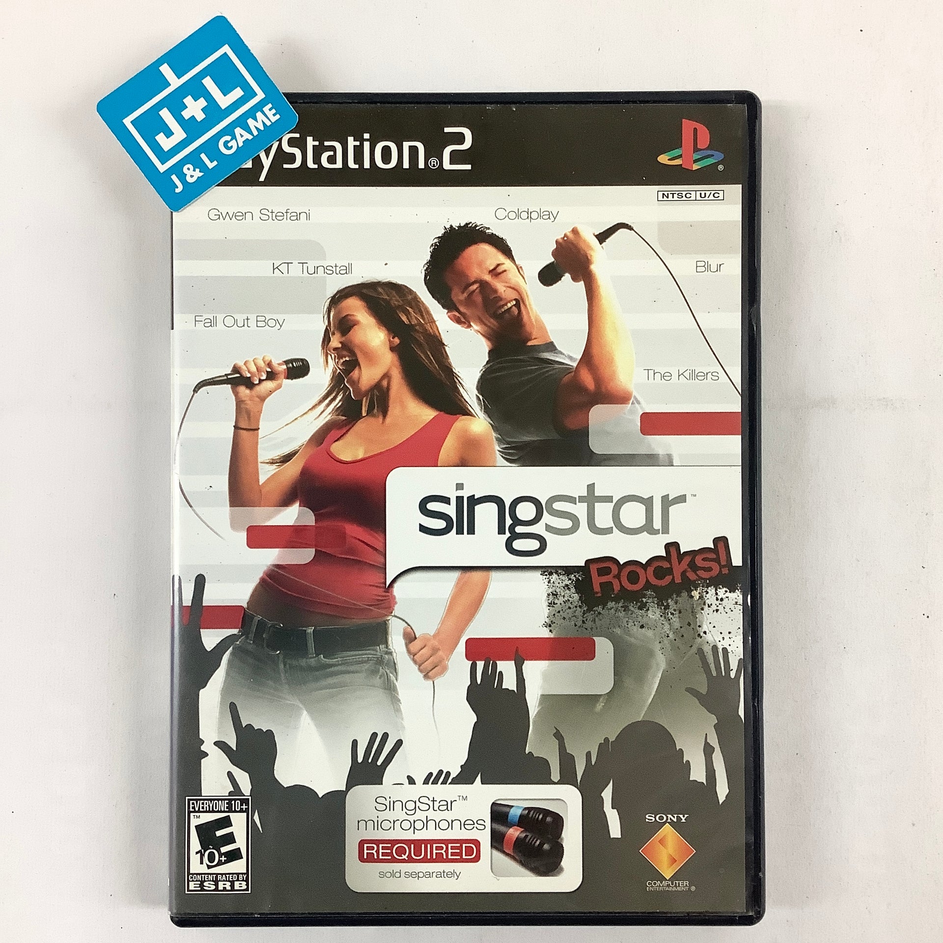 Singstar Rocks! Sur PS2 - Version Complète PAL FR - Bon état - Sony PlayStation 2