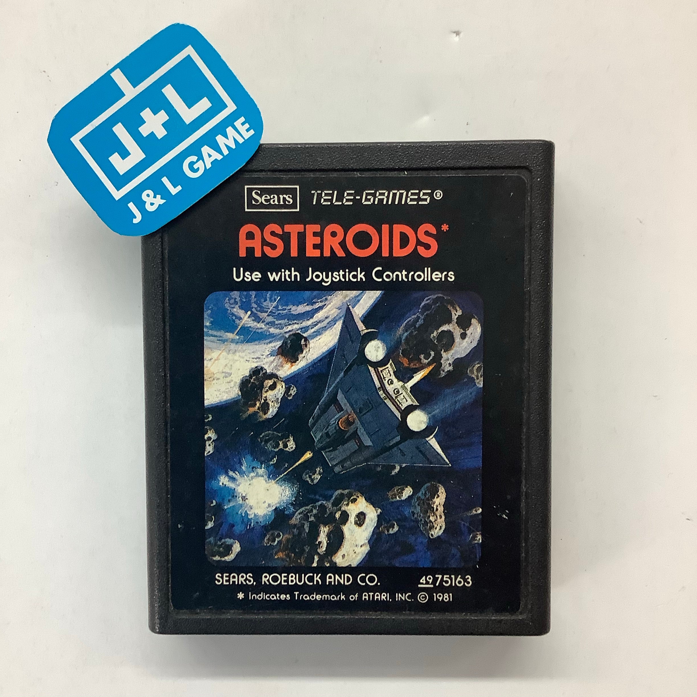 Asteroids (Sears Tele-Games) - Atari 2600 [Pre-Owned] Video Games Atari Inc.   