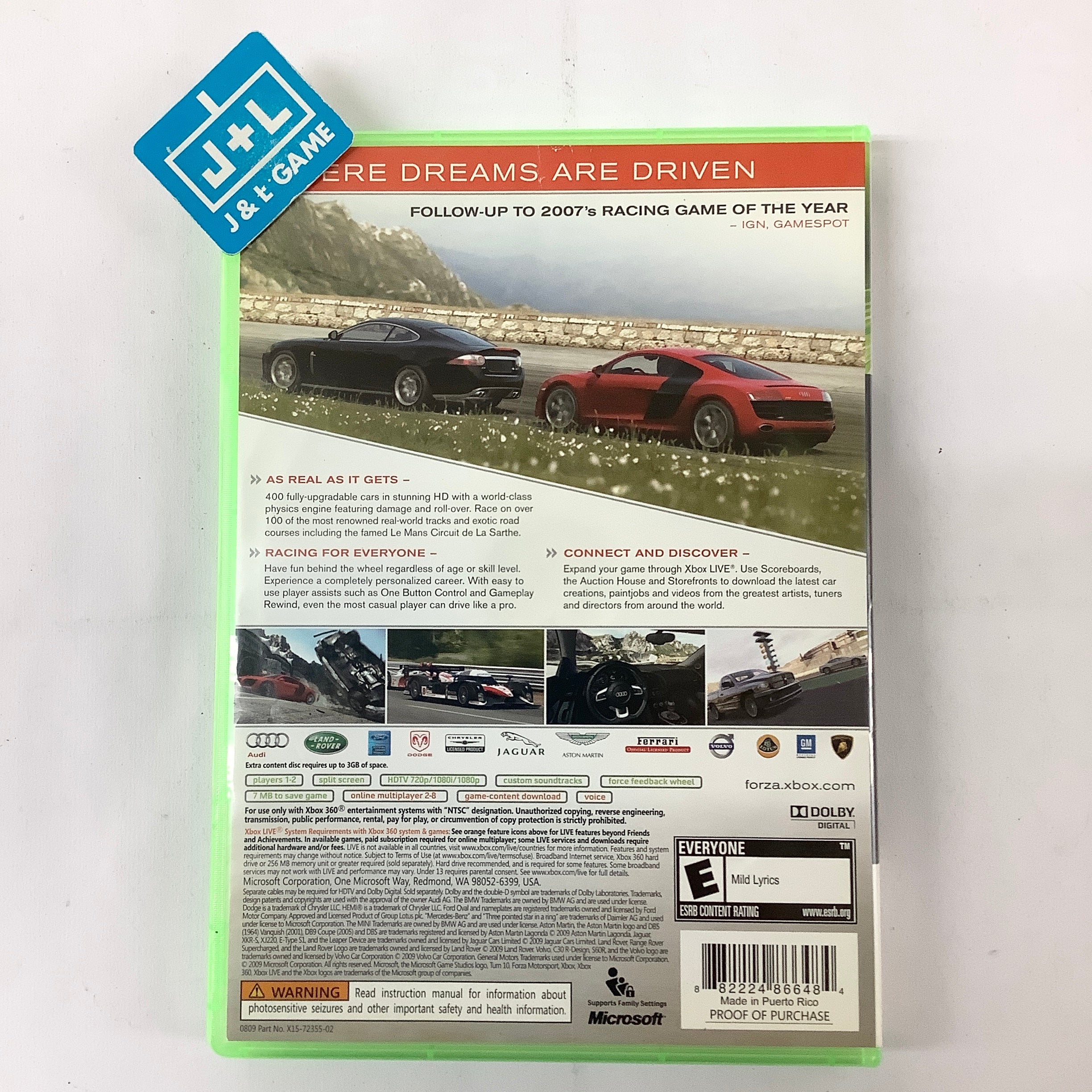 Forza Motorsport 3 - Xbox 360 [Pre-Owned] Video Games Microsoft Game Studios   