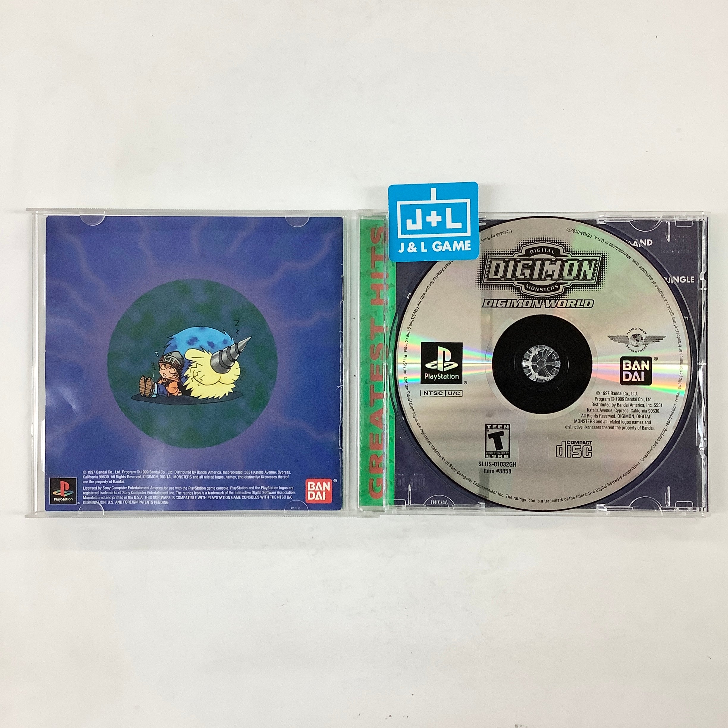 Digimon World (Greatest Hits) - (PS1) PlayStation 1 [Pre-Owned] Video Games Bandai   