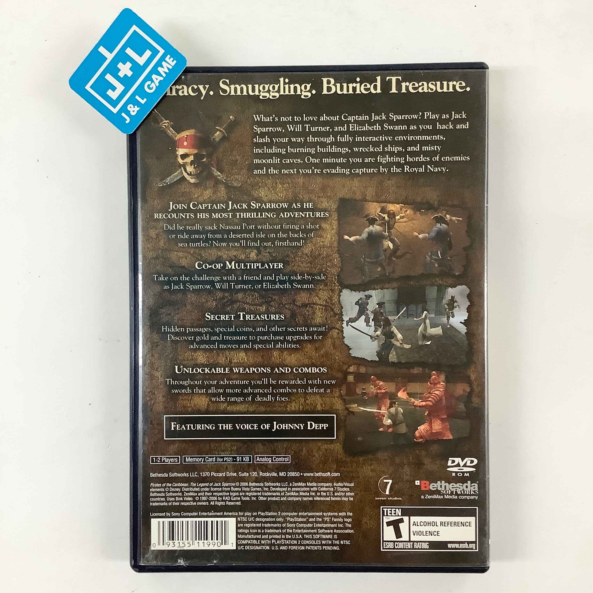 Pirates of the Caribbean: The Legend of Jack Sparrow - (PS2