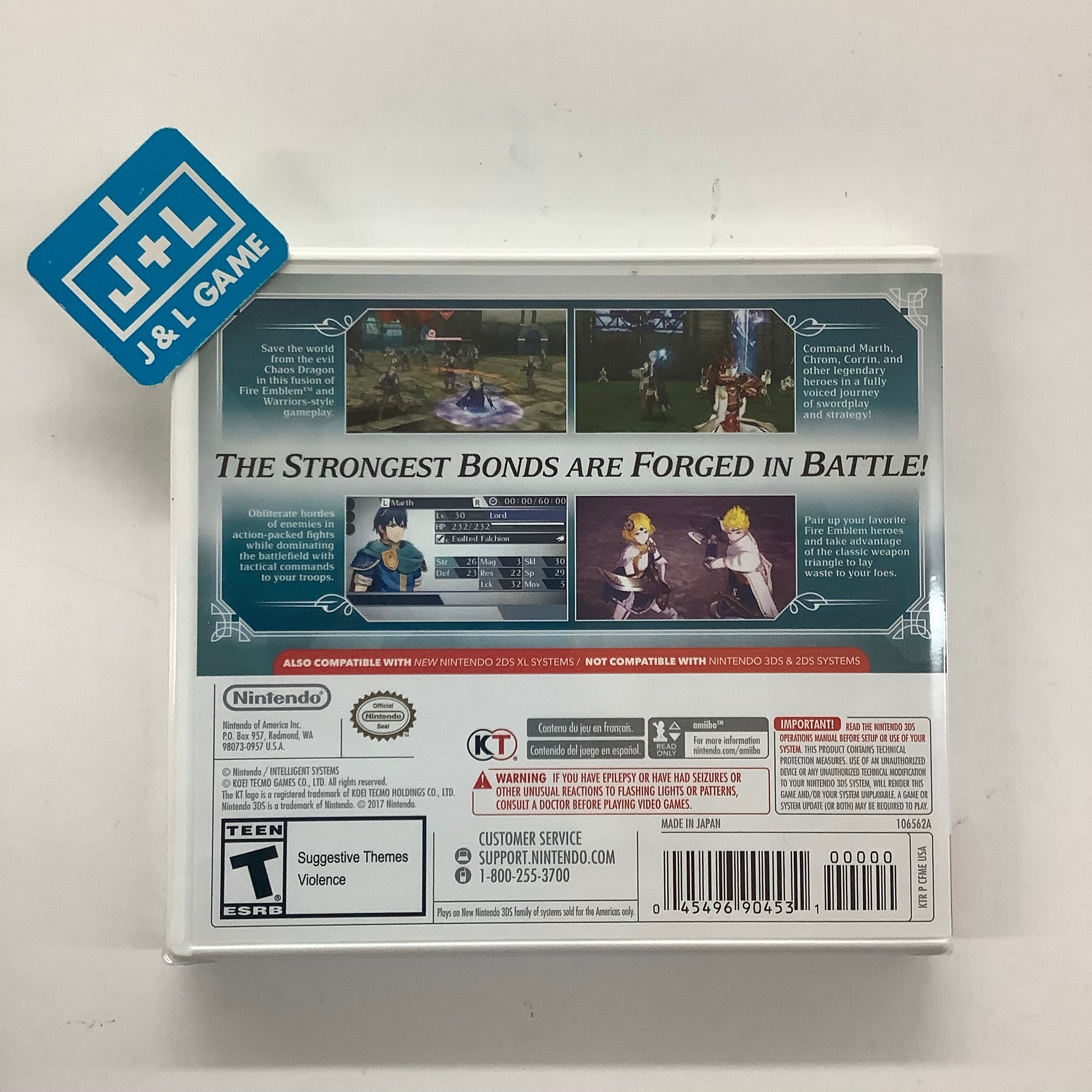 Fire Emblem Warriors - New Nintendo 3DS Video Games Nintendo   