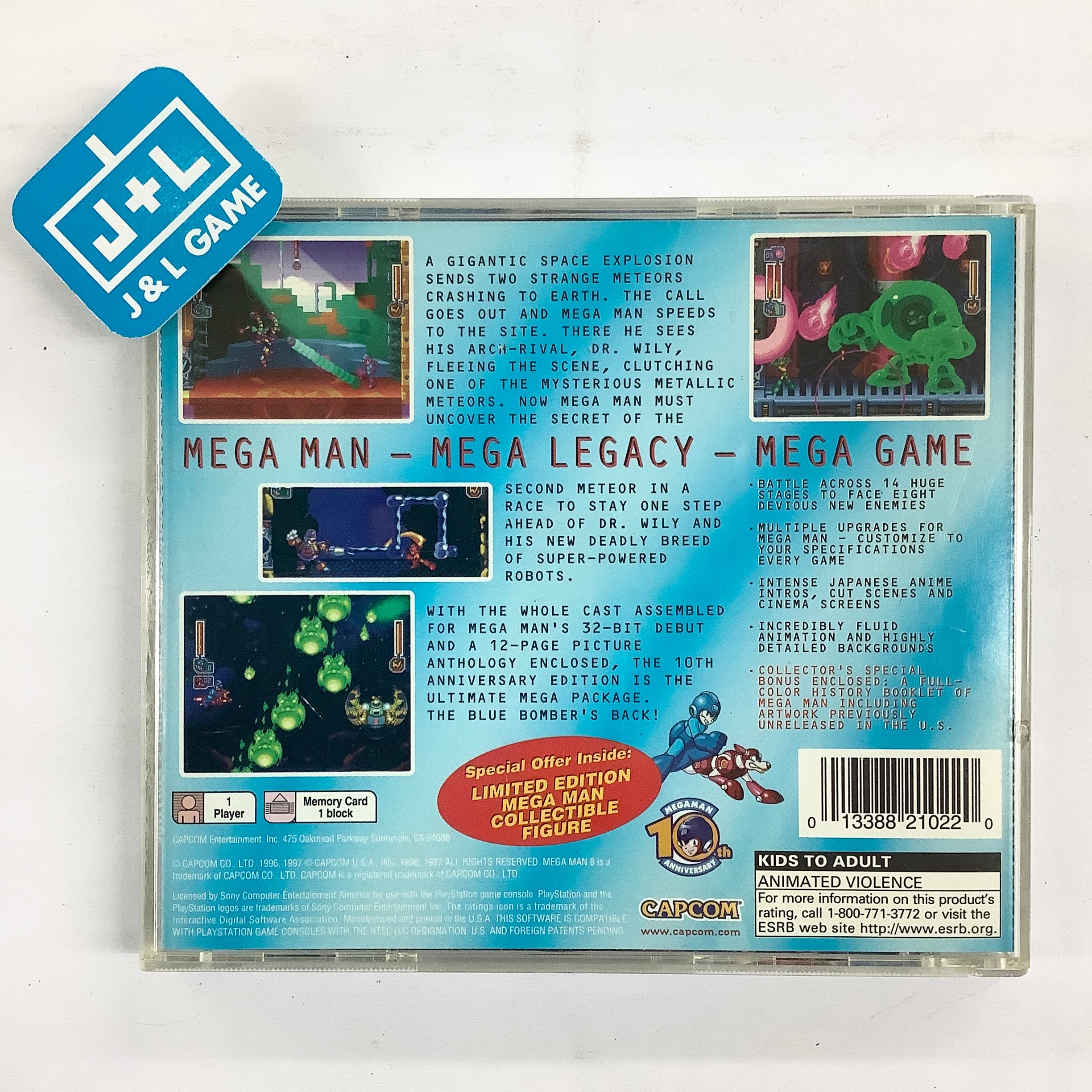 Mega Man 8 (Anniversary Edition) - (PS1) PlayStation 1 [Pre-Owned] Video Games Capcom   