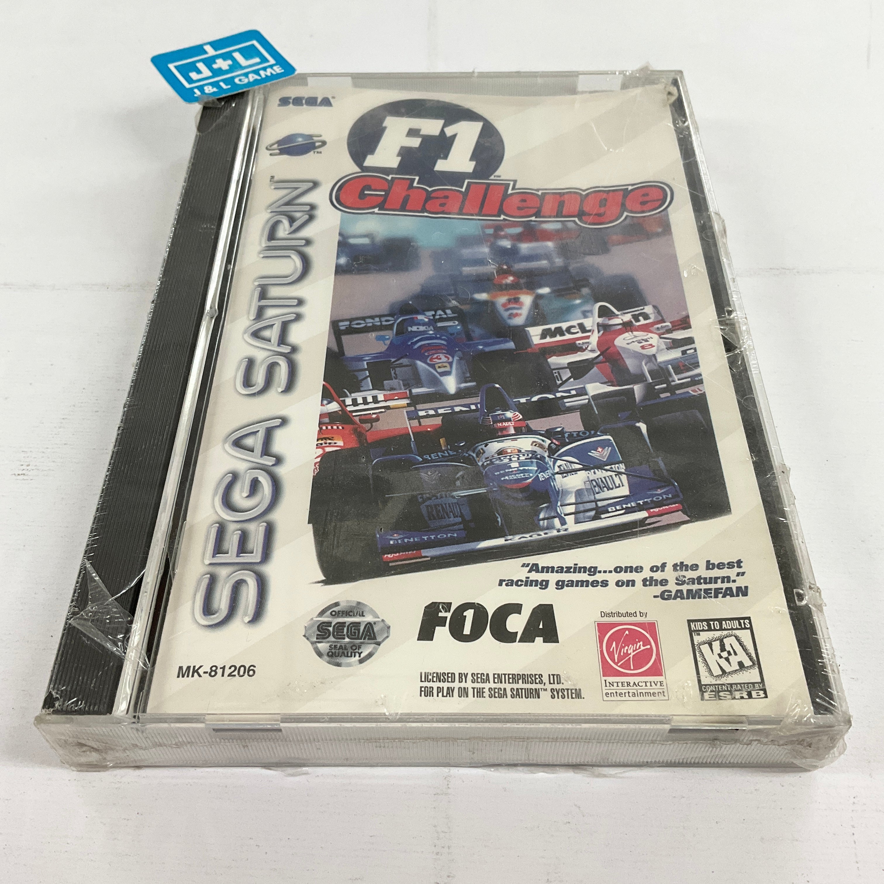 F1 Challenge - (SS) SEGA Saturn Video Games Virgin Interactive   