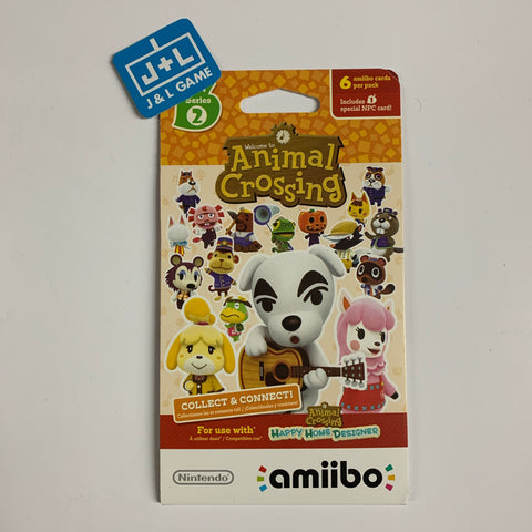 Animal Crossing Cards - Series 2 (Pack of 6 cards) - Nintendo Amiibo Amiibo Nintendo   
