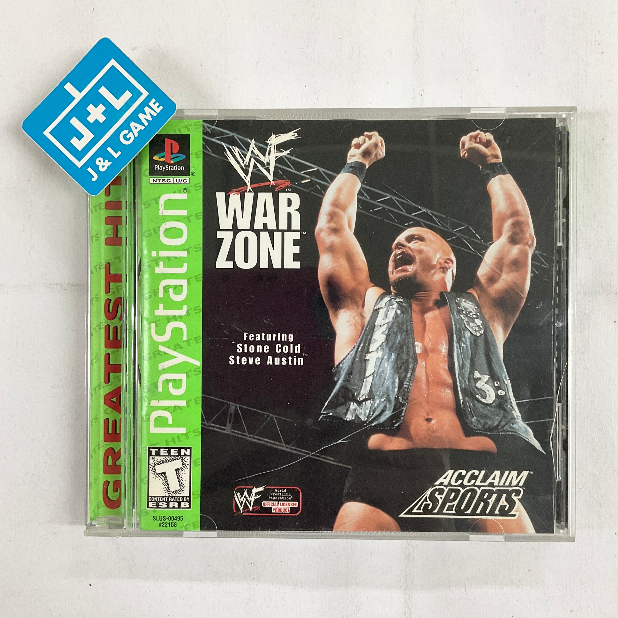 WWF War Zone (Greatest Hits) - (PS1) PlayStation 1 [Pre-Owned] Video Games Acclaim   