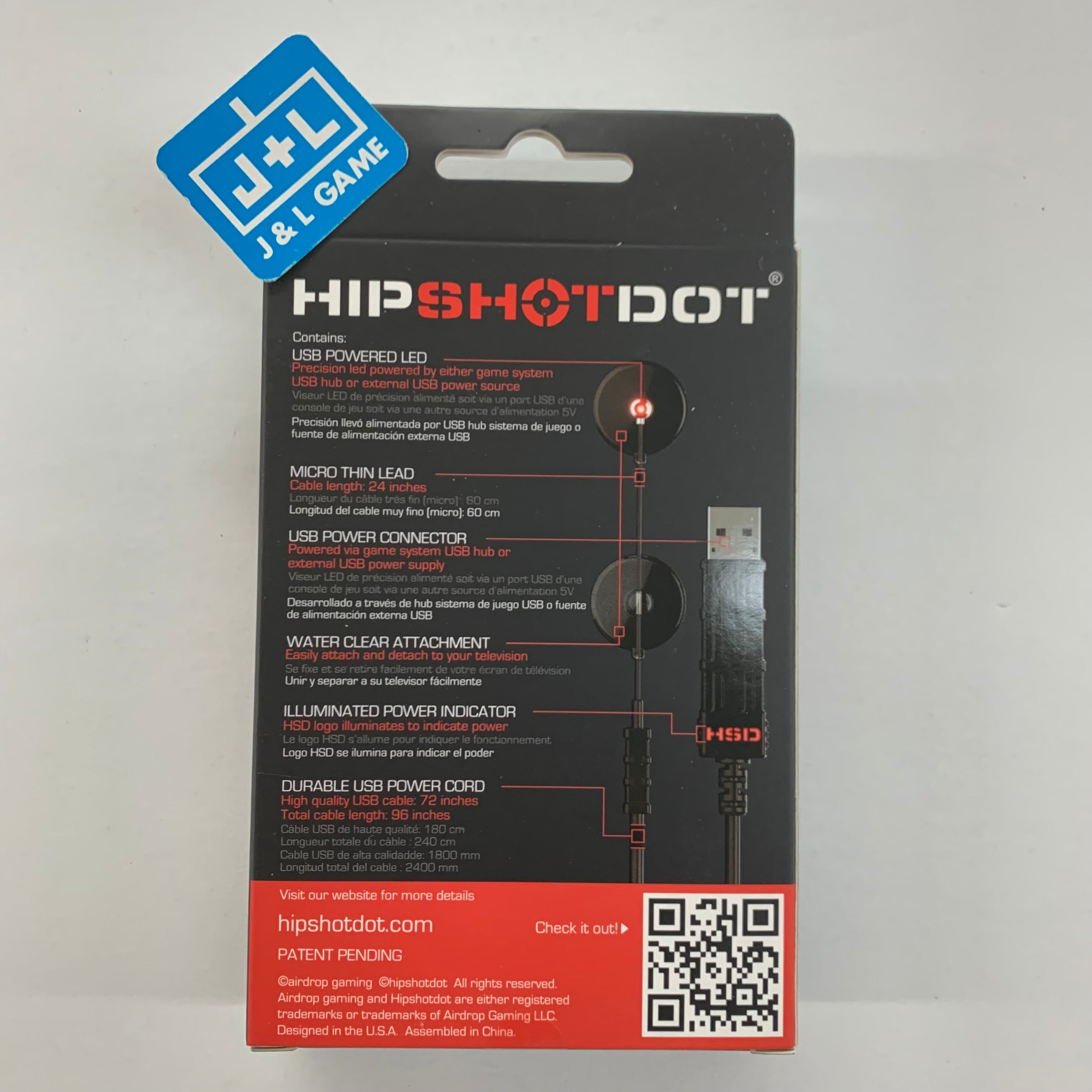 HipShotDot Red Dot LED Aim Assist Mod for Television - Gaming TV Accessory Accessories Hipshotdot   