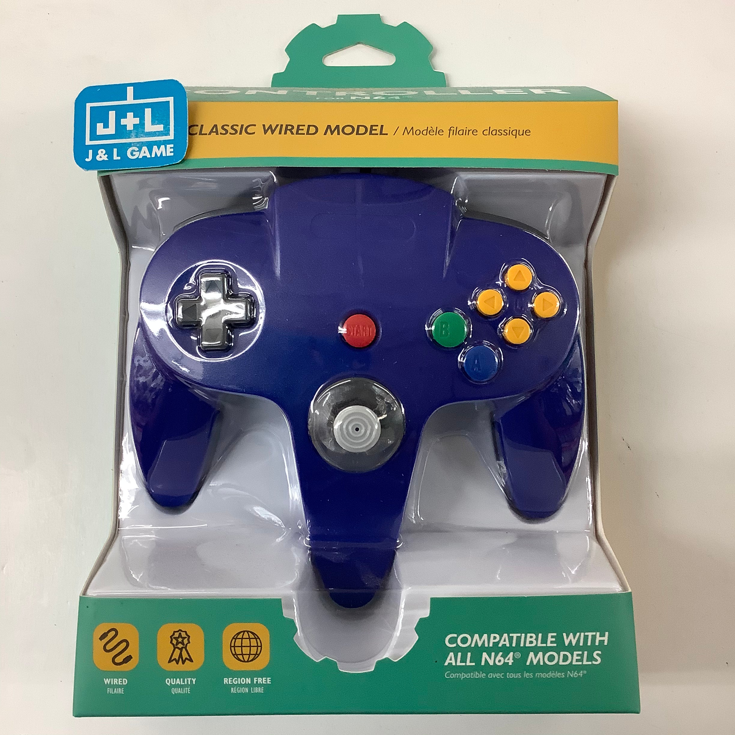 Tomee N64 Wired Controller (Blue) - (N64) Nintendo 64 Accessories Tomee   