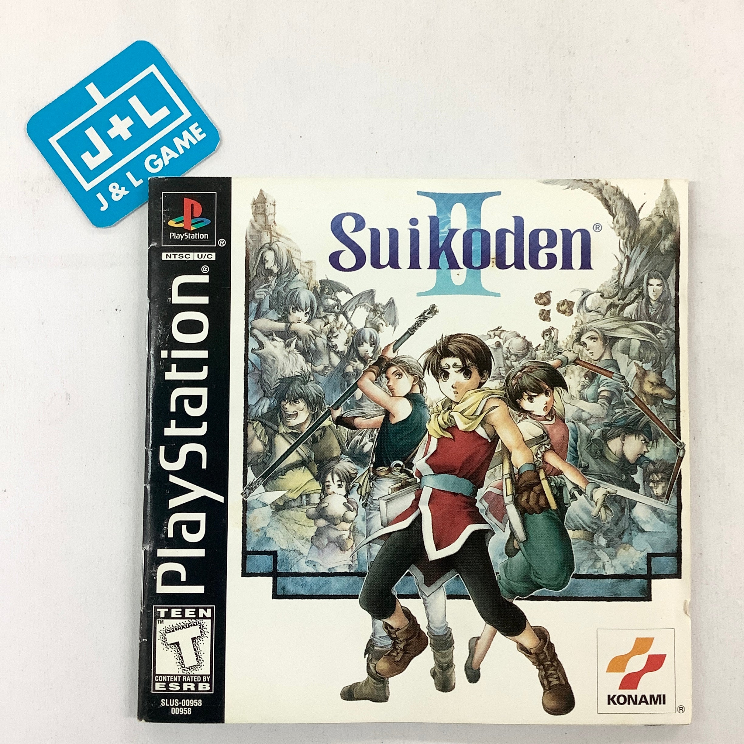 Suikoden II - (PS1) PlayStation 1 [Pre-Owned] Video Games Konami   