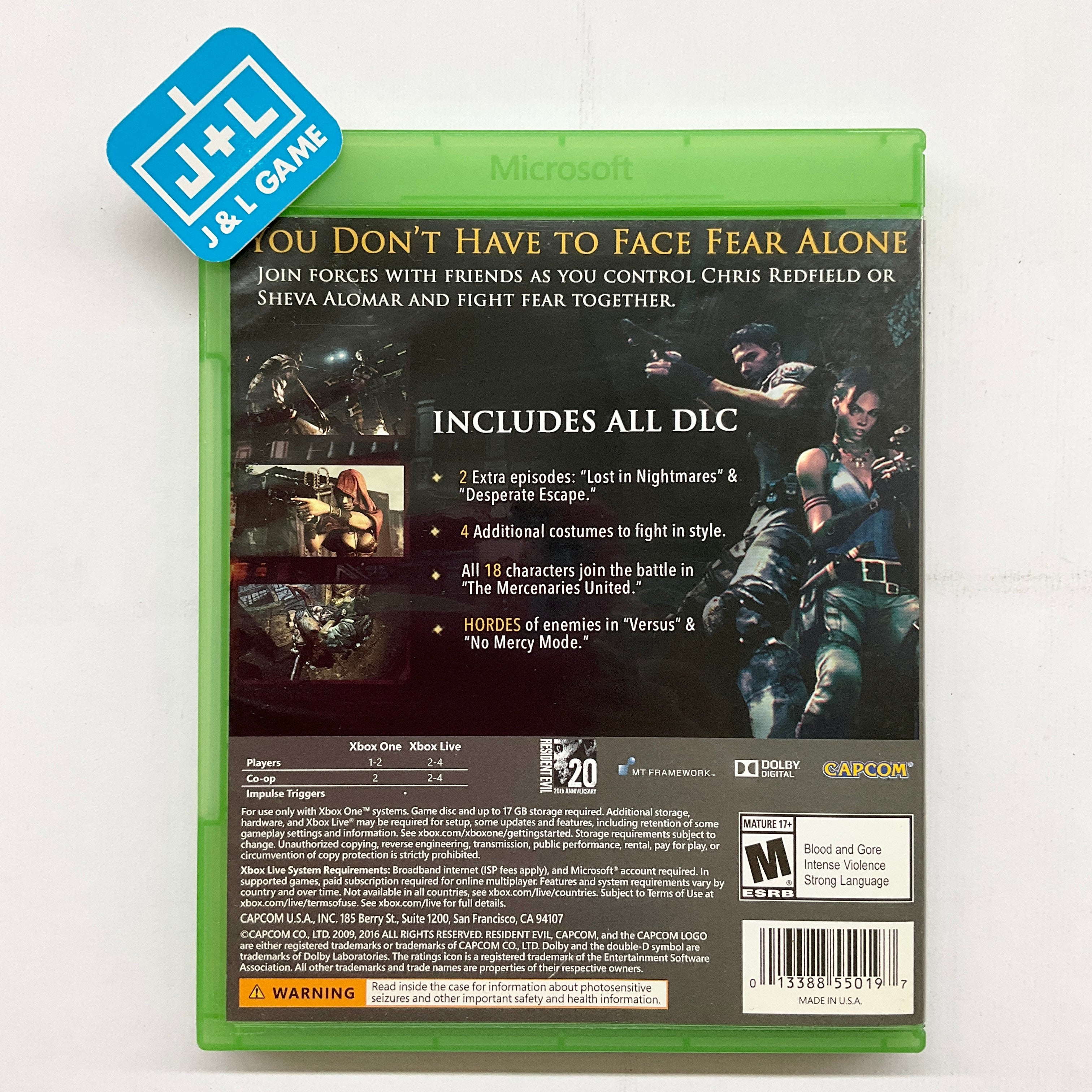 Resident Evil 5 - (XB1) Xbox One [Pre-Owned] Video Games Capcom   