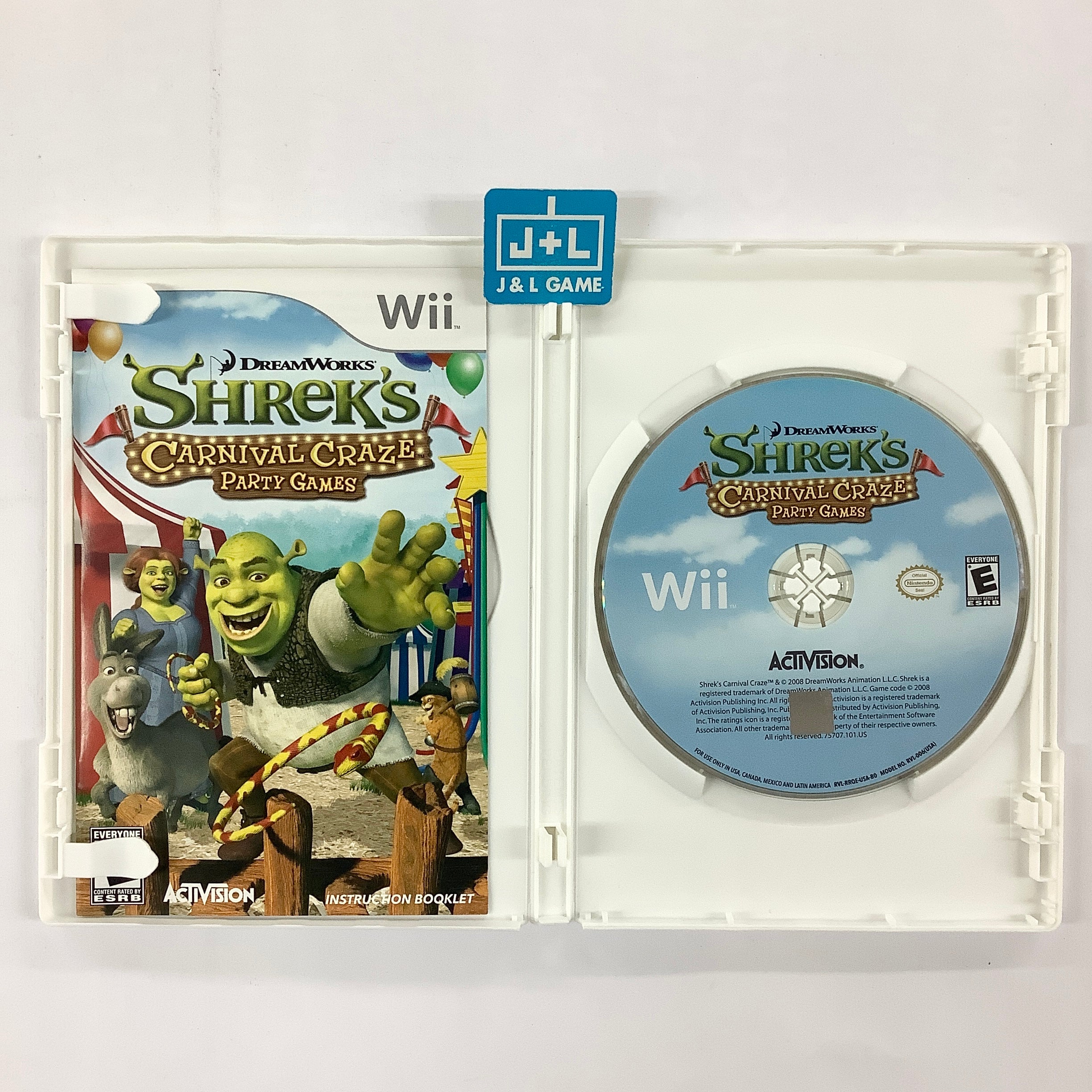 Shrek's Carnival Craze - Nintendo Wii [Pre-Owned] Video Games Activision   
