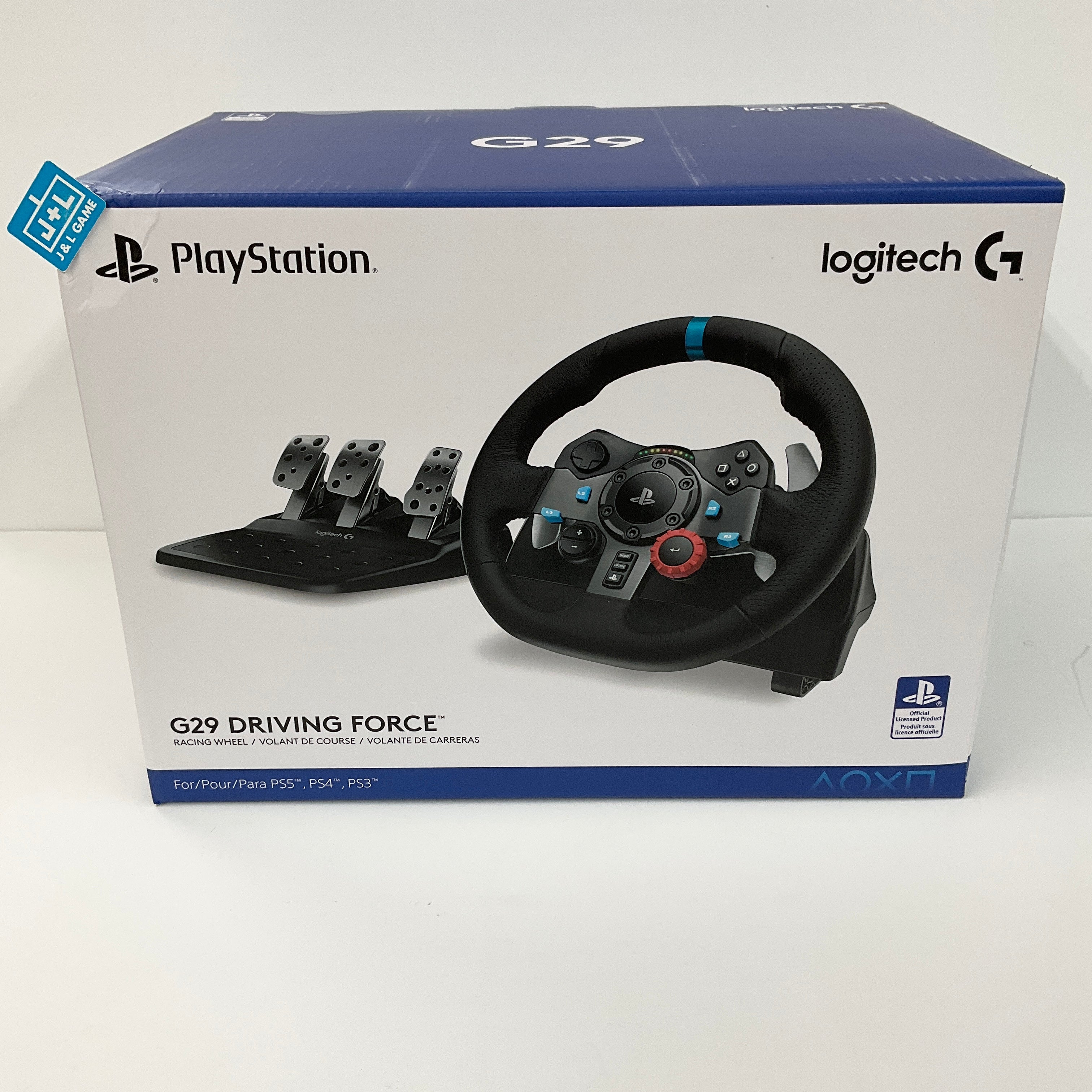 Logitech G29 Driving Force Racing Wheel with Pedals - (PS5) PlayStation 5 Accessories Logitech   