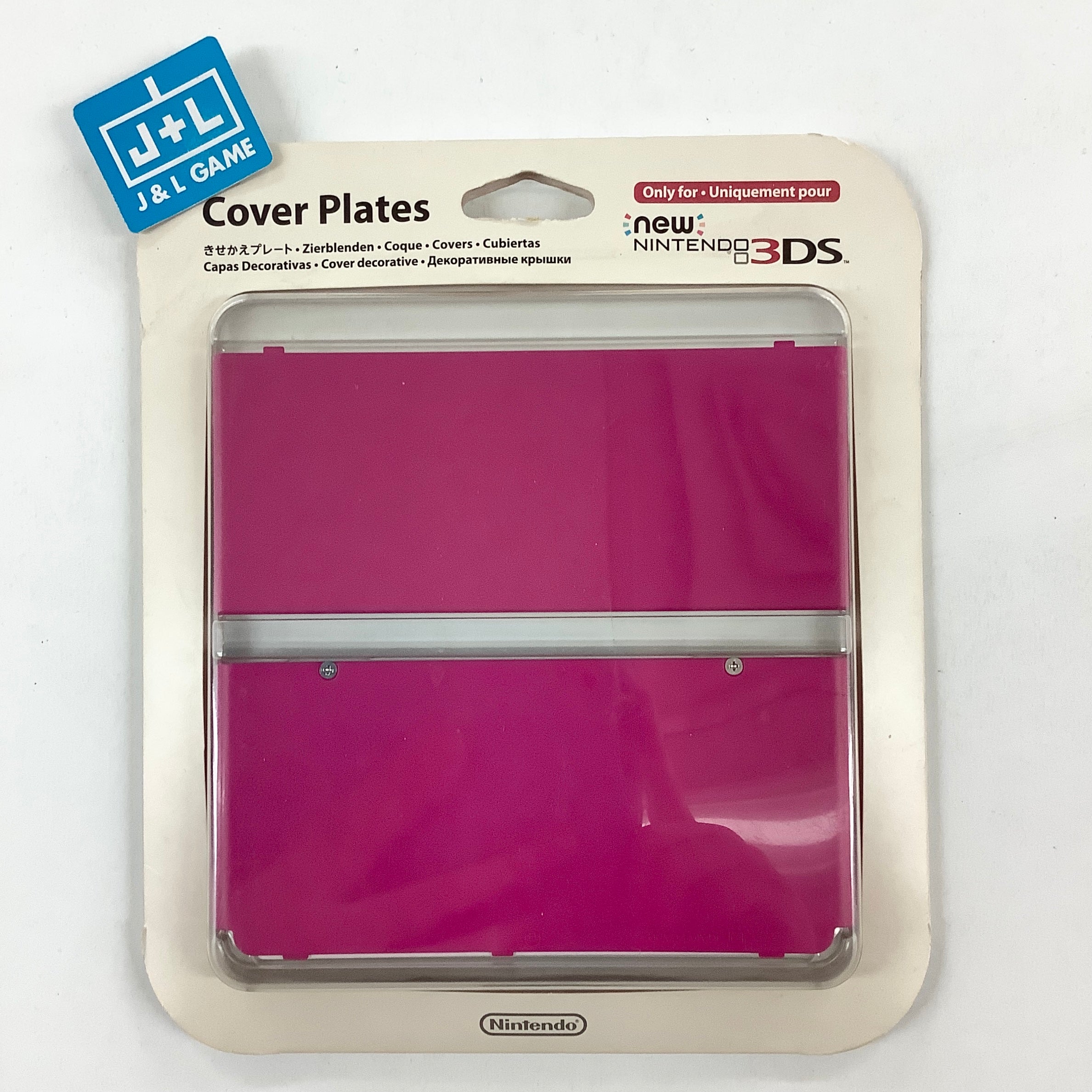 New Nintendo 3DS Cover Plates No.032 (PINK) - New Nintendo 3DS (Japanese Import) Accessories Nintendo   