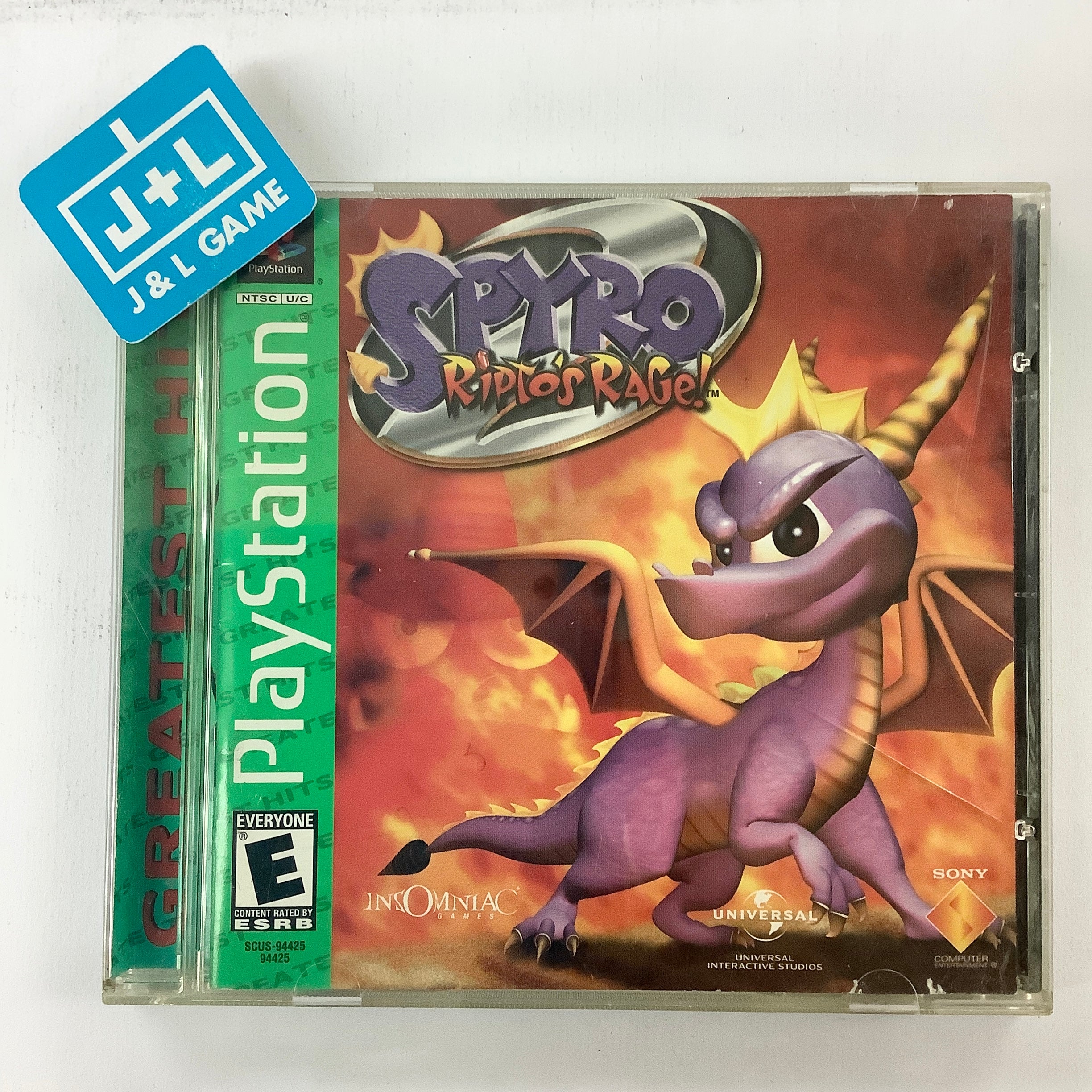 Spyro 2: Ripto's Rage! (Greatest Hits) - (PS1) PlayStation 1 [Pre-Owne ...