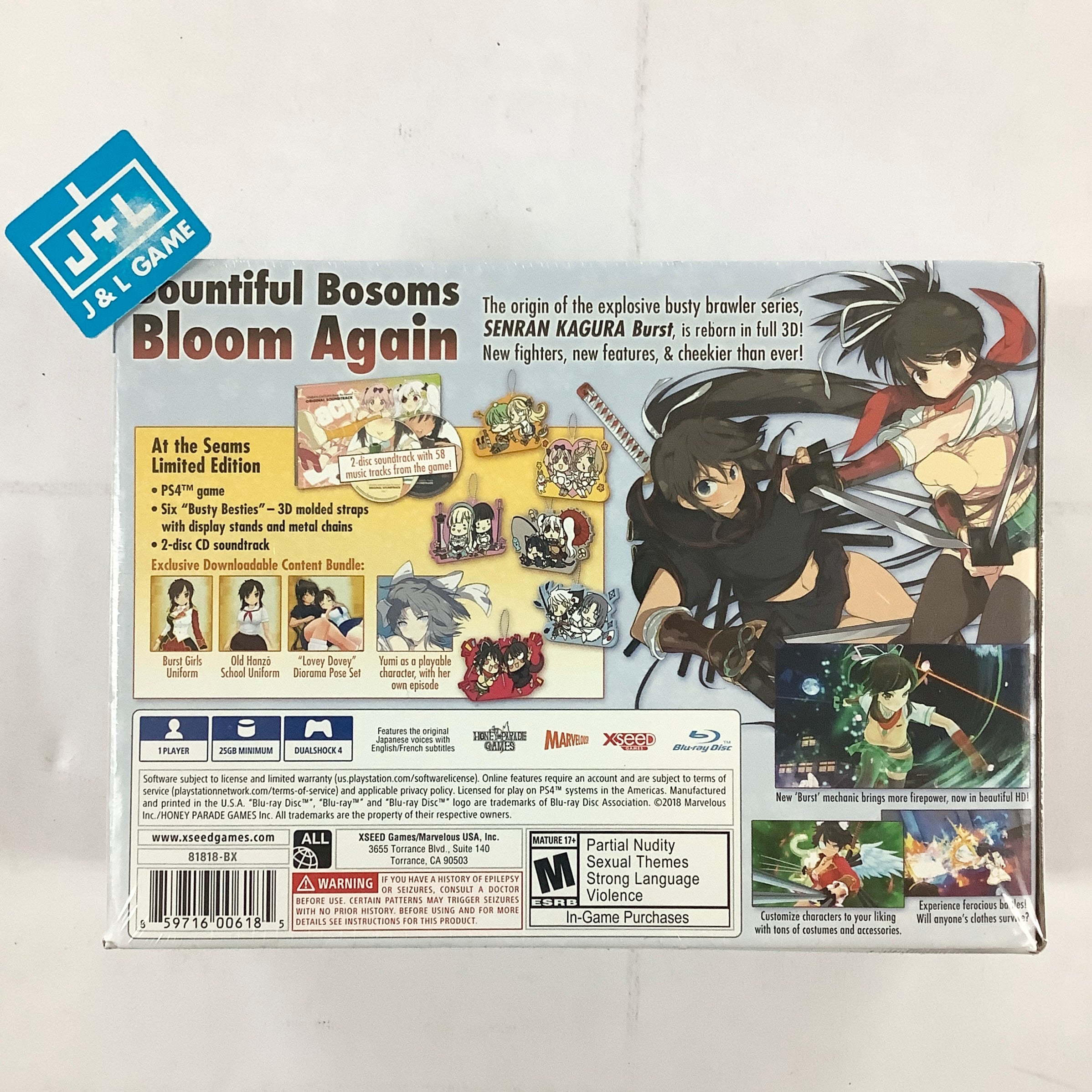 Senran Kagura Burst Re: Newal (At The Seams Edition) - (PS4) PlayStation 4 Video Games Xseed   