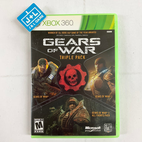Gears of War Triple Pack - Xbox 360 [Pre-Owned] Video Games Microsoft Game Studios   
