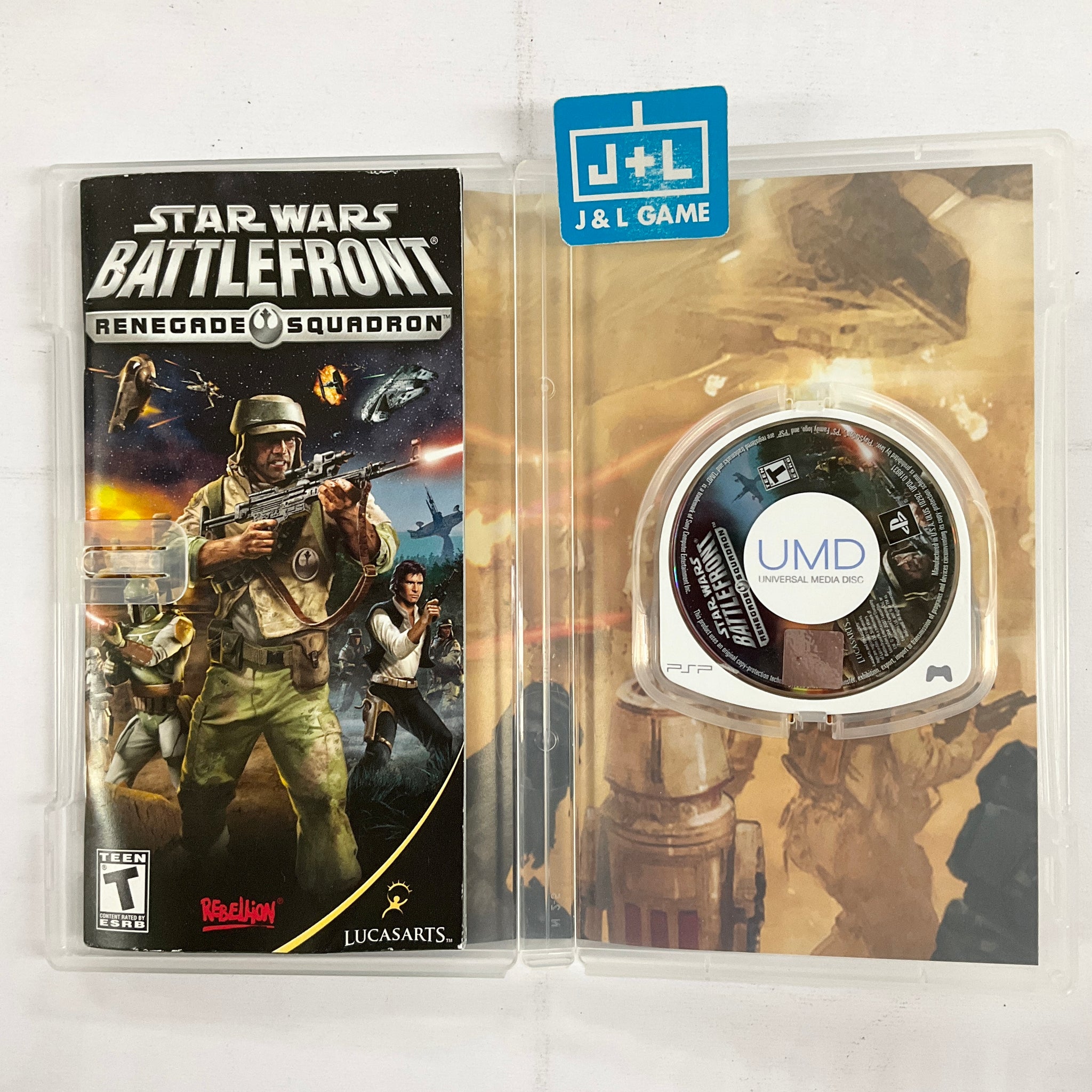 Star Wars Battlefront: Renegade Squadron Sur PSP - Complet (PAL, FR) - Occasion