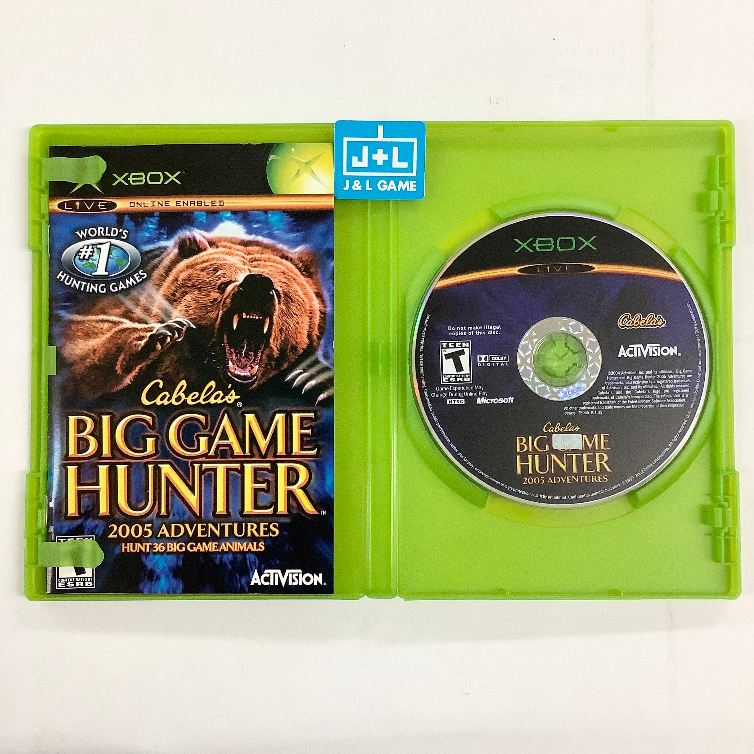 Cabela's Big Game Hunter 2005 Adventures - (XB) Xbox [Pre-Owned] Video Games Activision Value   