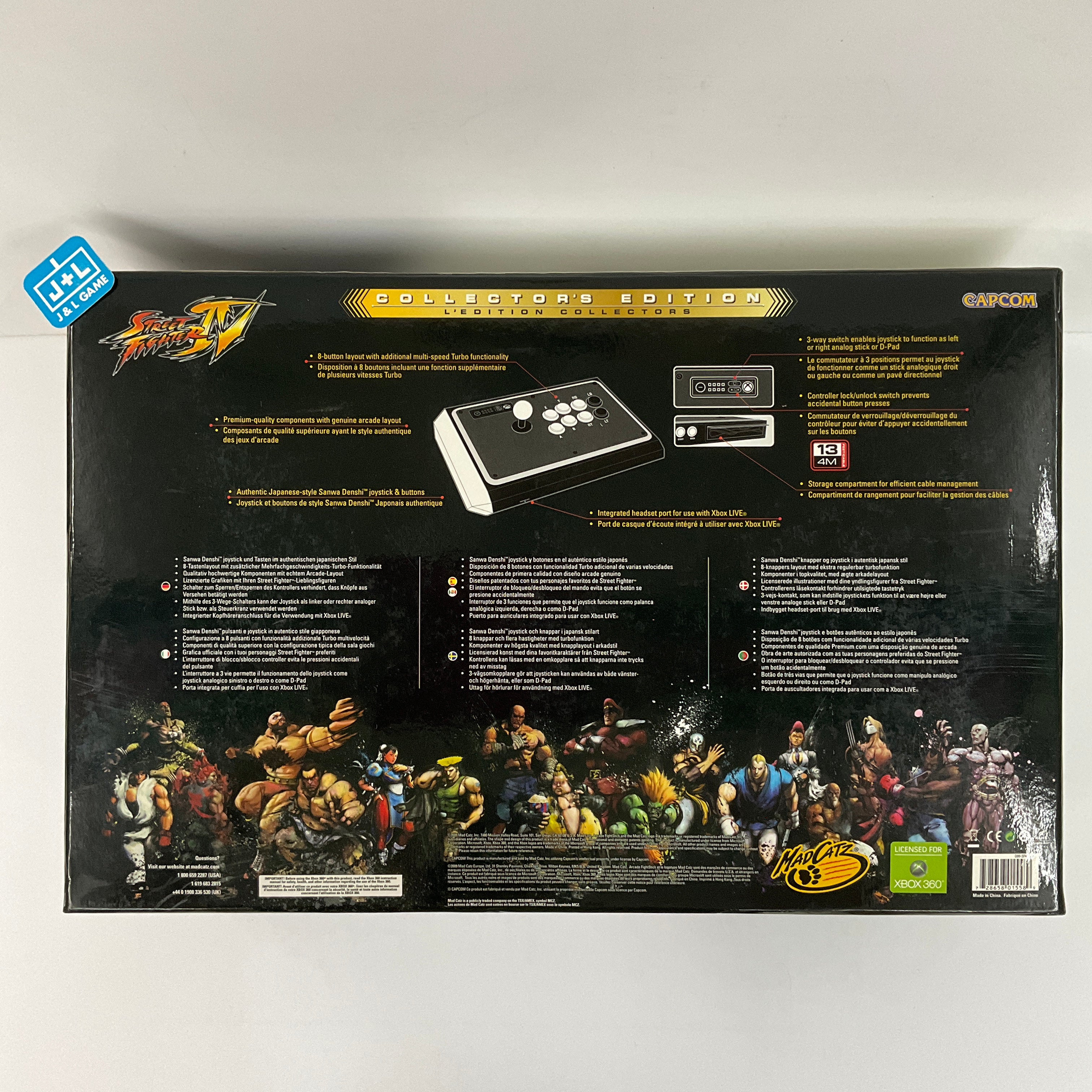 Mad Catz Super Street Fighter IV Arcade Fight Stick Tournament Edition (Collector's Edition) - Xbox 360 Accessories Mad Catz   