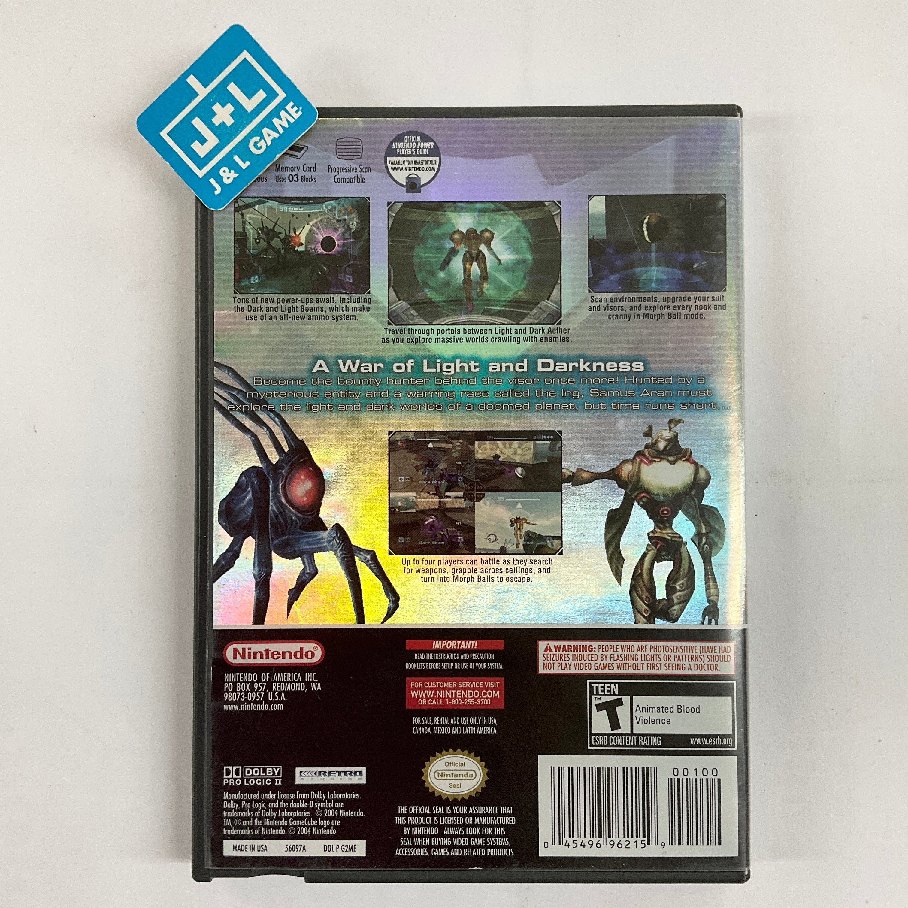 Metroid Prime 2: Echoes - (GC) GameCube [Pre-Owned] Video Games Nintendo   