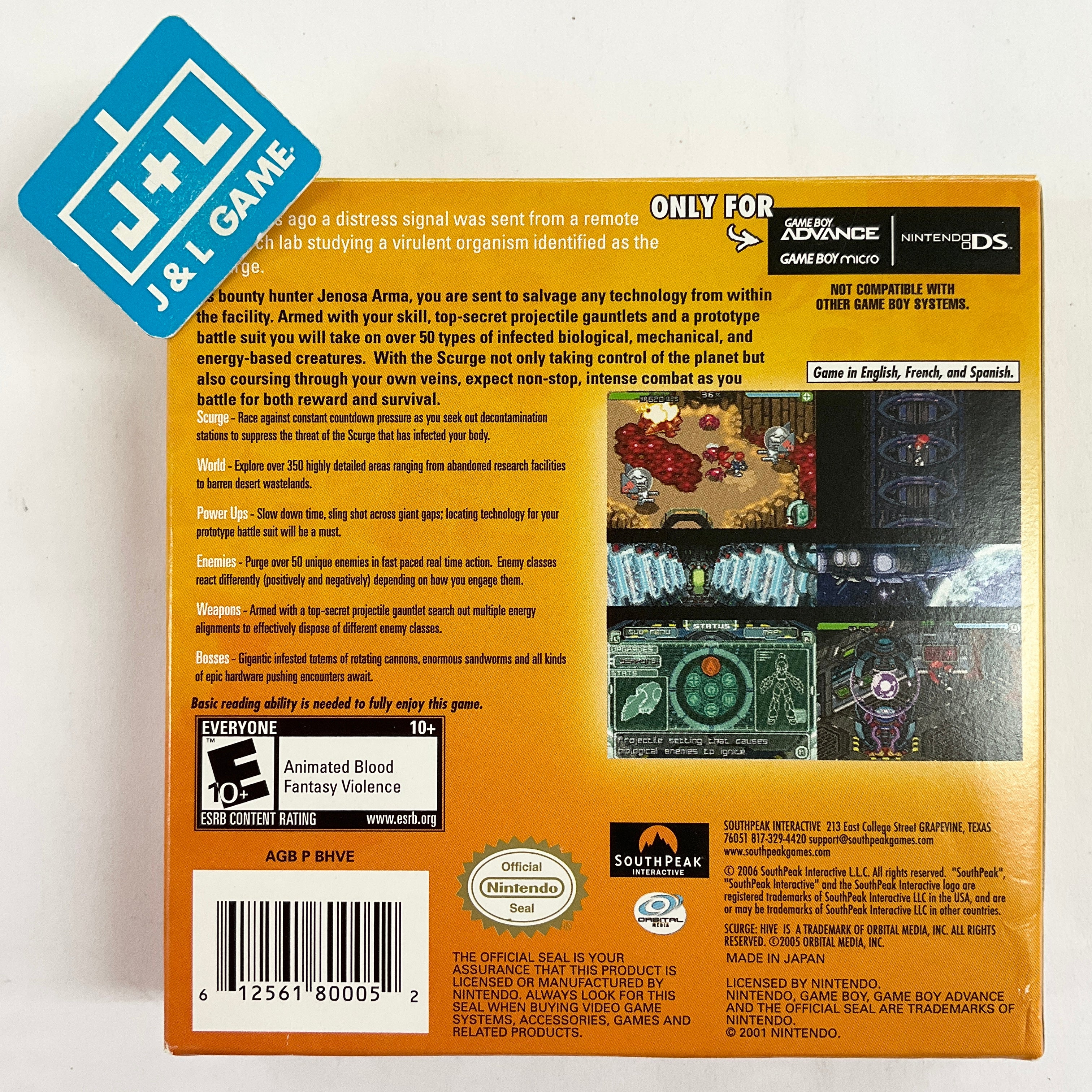 Scurge: Hive - (GBA) Game Boy Advance [Pre-Owned] Video Games SouthPeak Games   