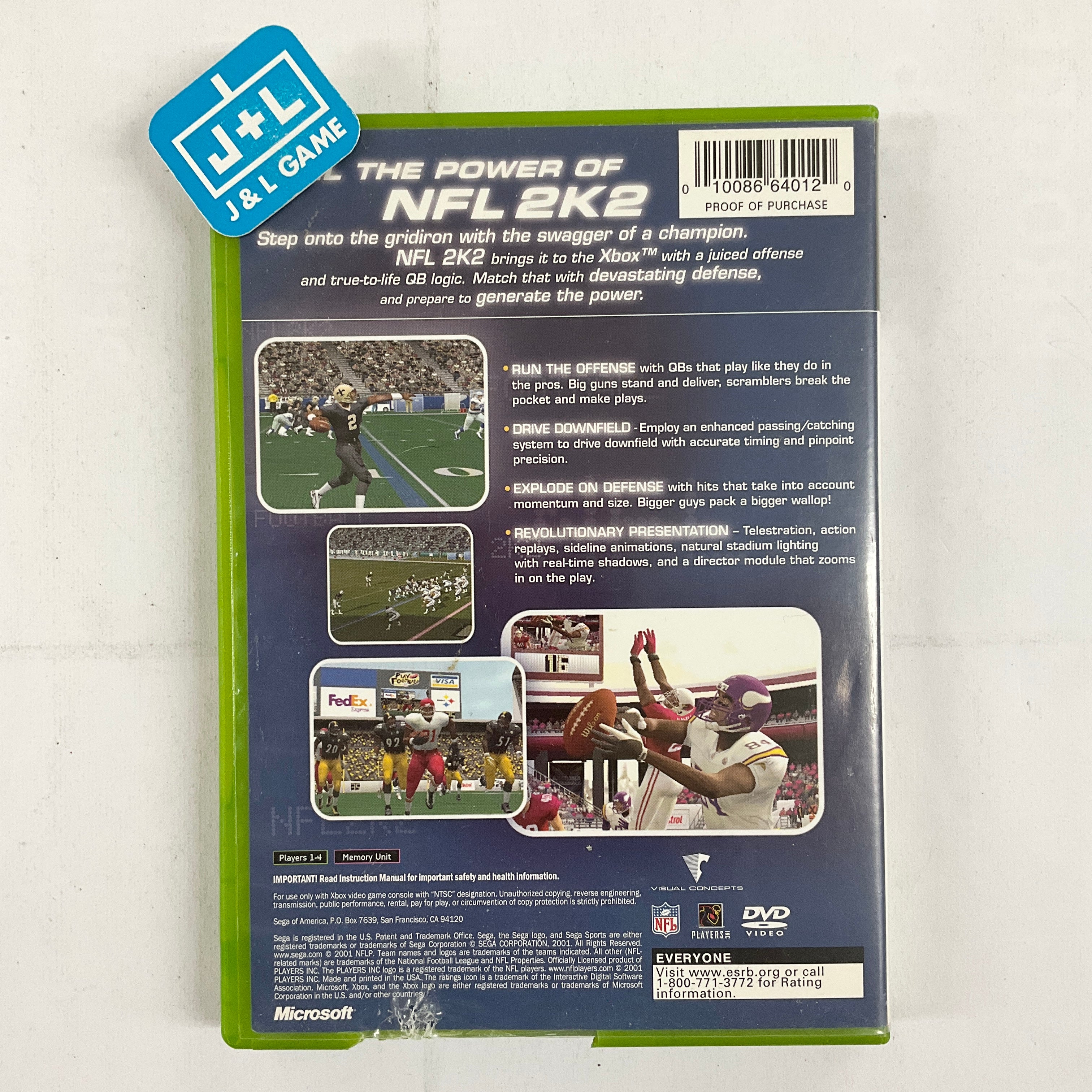 その他 NFL2K2 Amazon.com: NFL 2K2 - PlayStation 2 (Renewed) : Video Games