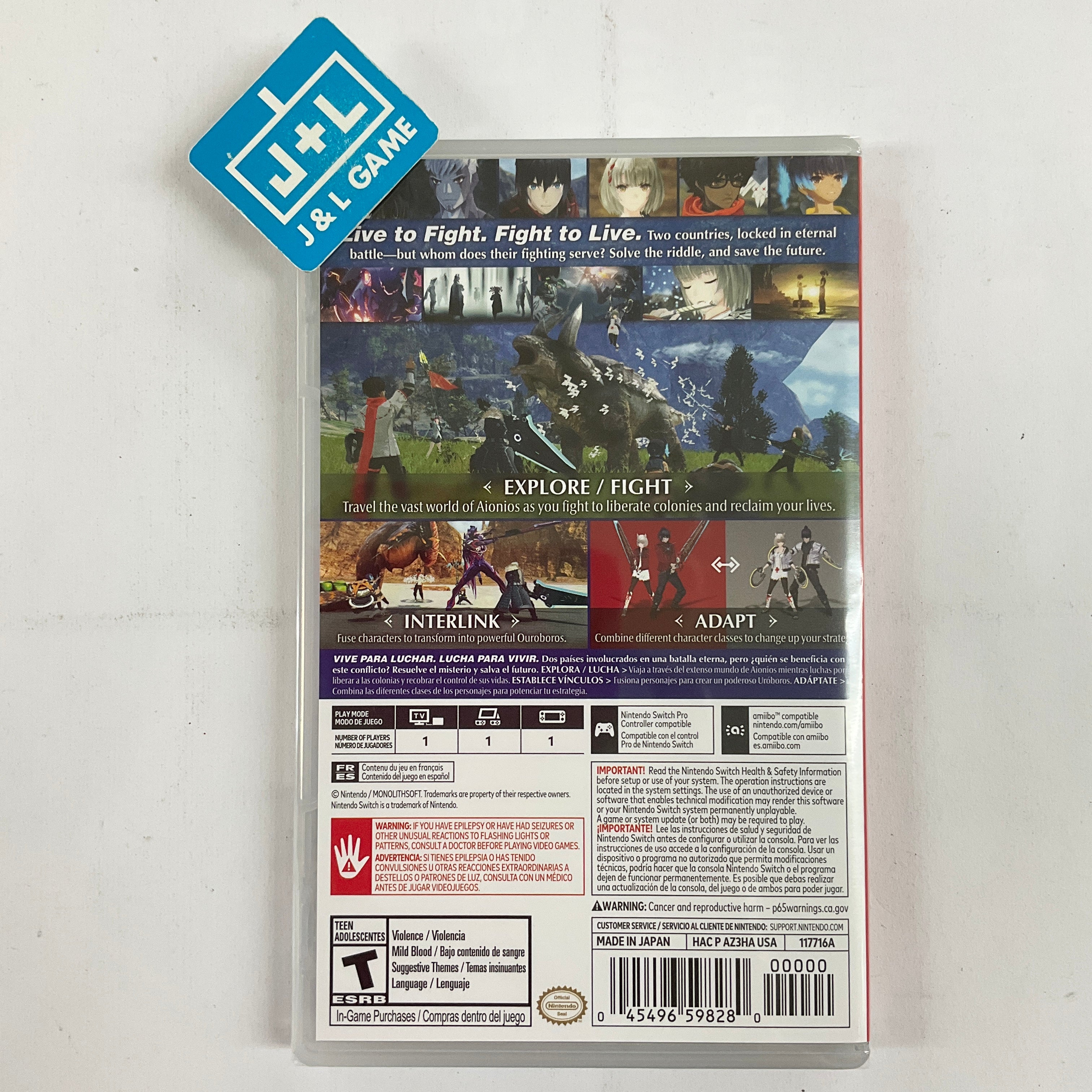 Xenoblade Chronicles 3 - (NSW) Nintendo Switch Video Games Nintendo   