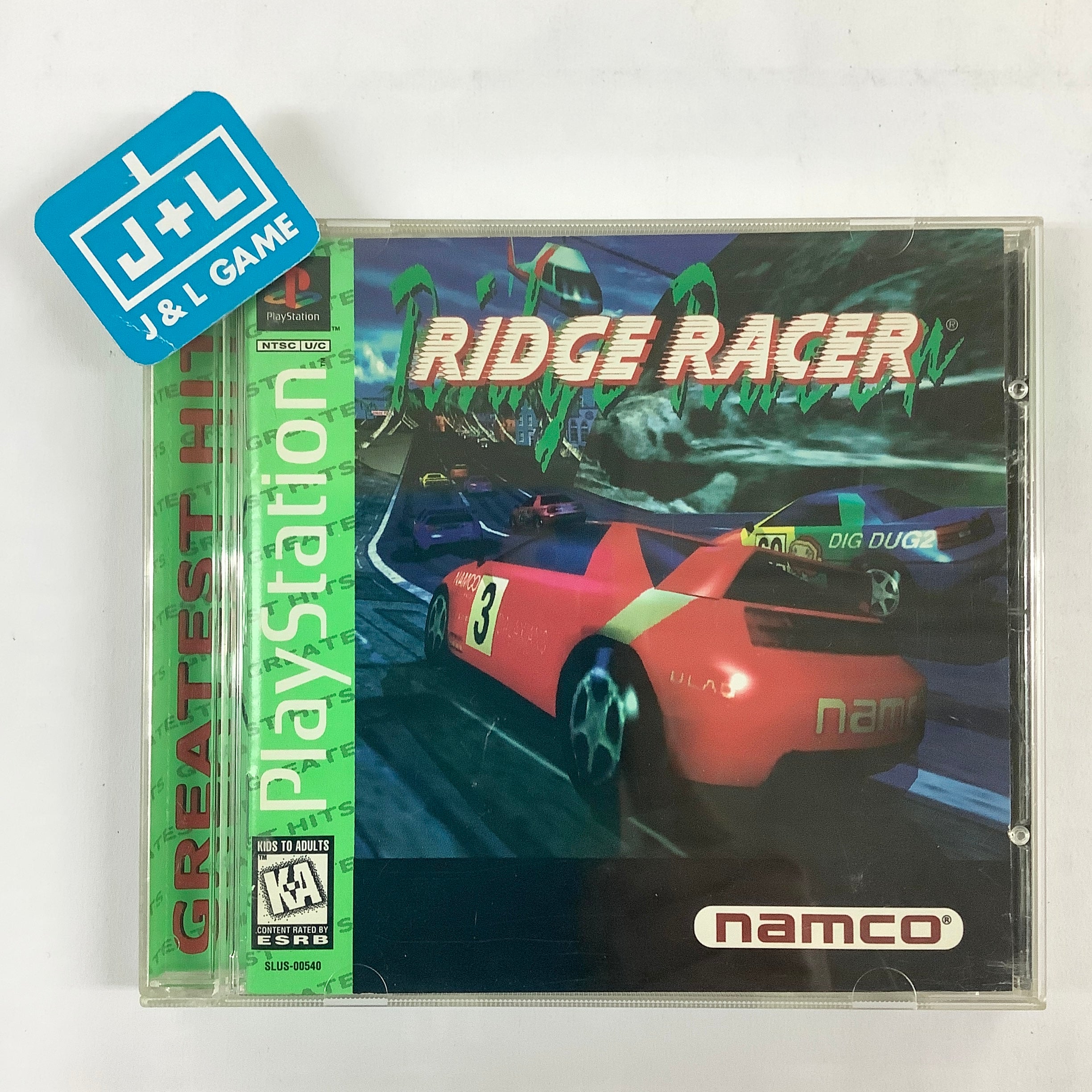Ridge Racer (Greatest Hits) - (PS1) PlayStation 1 [Pre-Owned] Video Games Namco   