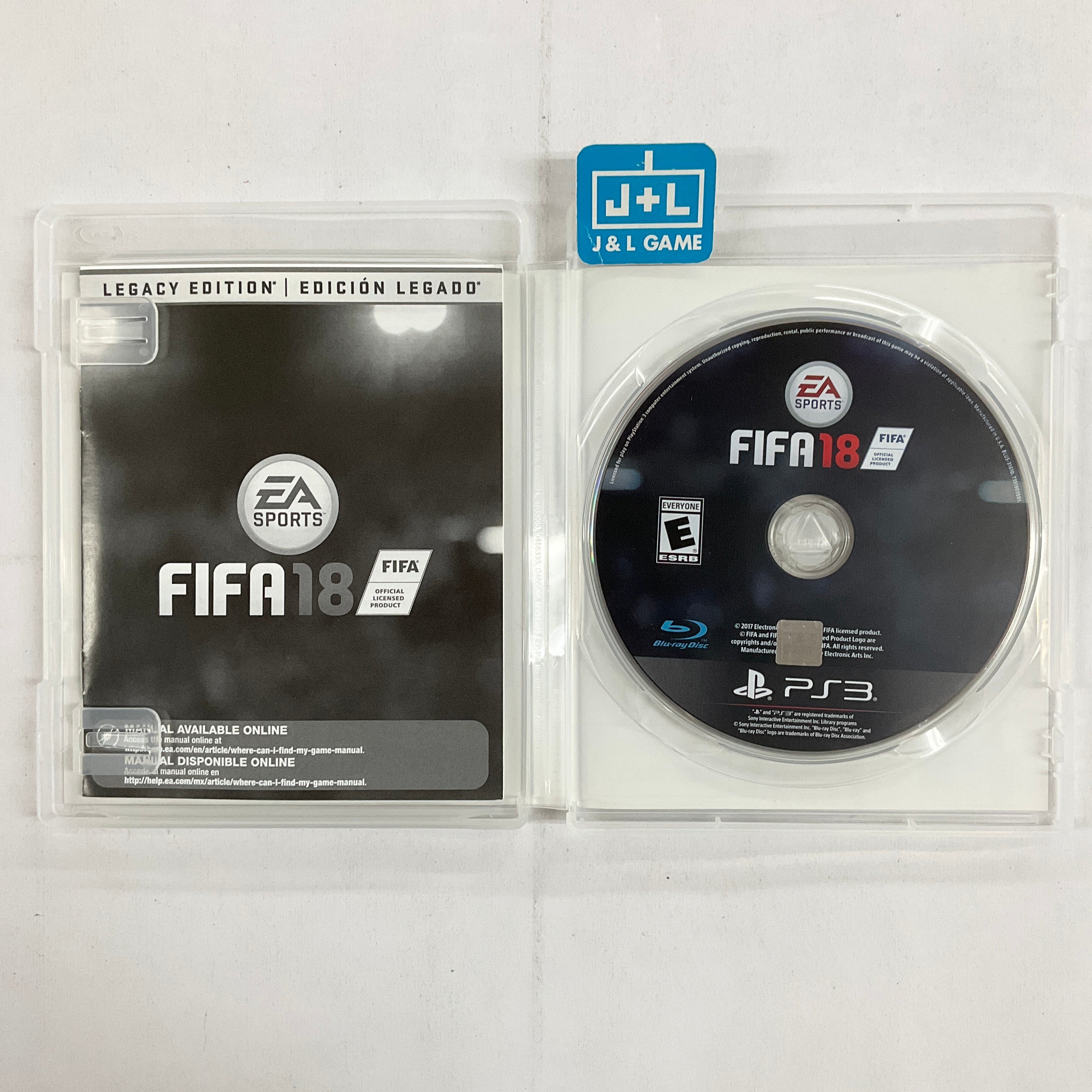 FIFA 18: Legacy Edition - (PS3) PlayStation 3 [Pre-Owned] Video Games Electronic Arts   