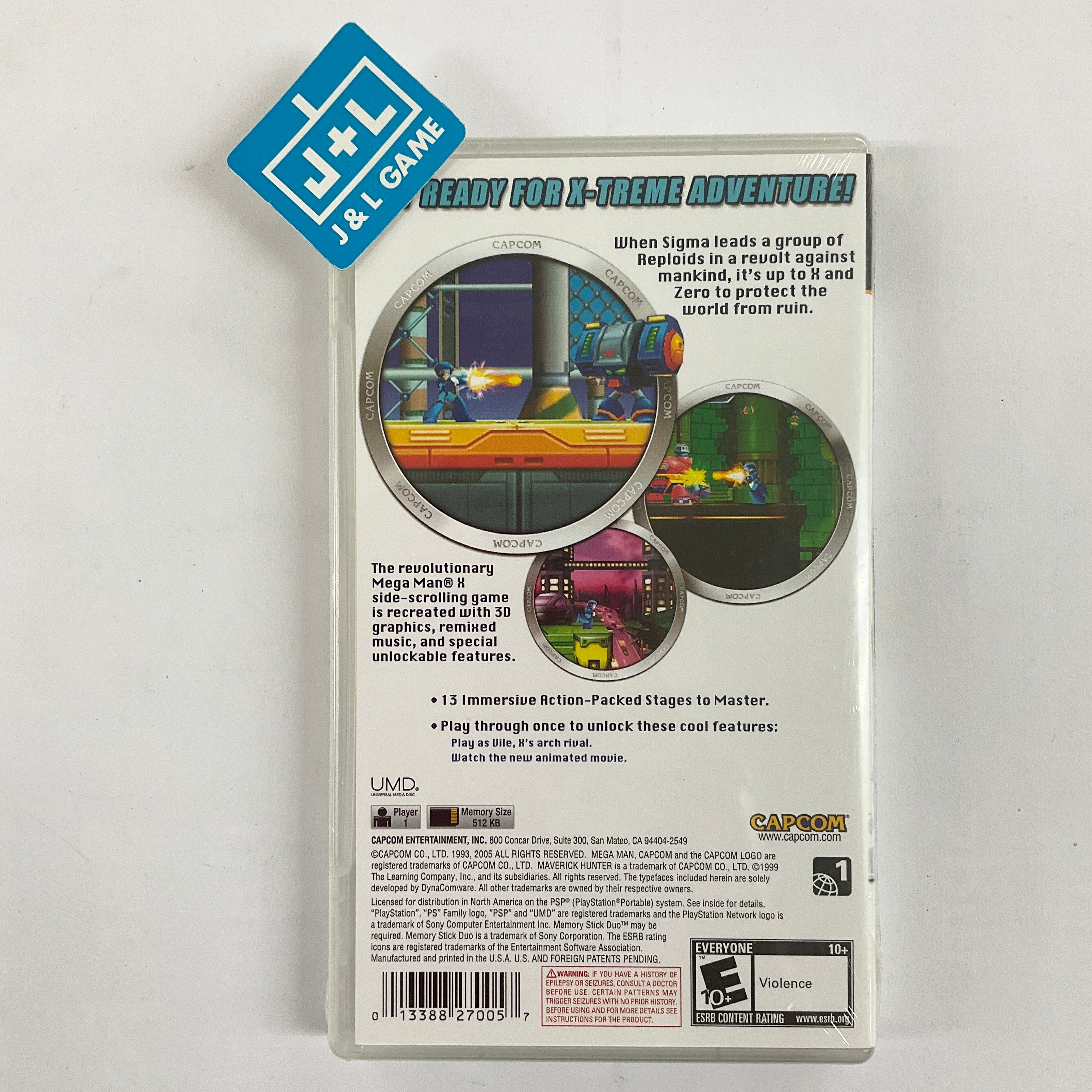 Mega Man Maverick Hunter X (Favorites) - (PSP) Playstation Portable Video Games Capcom   