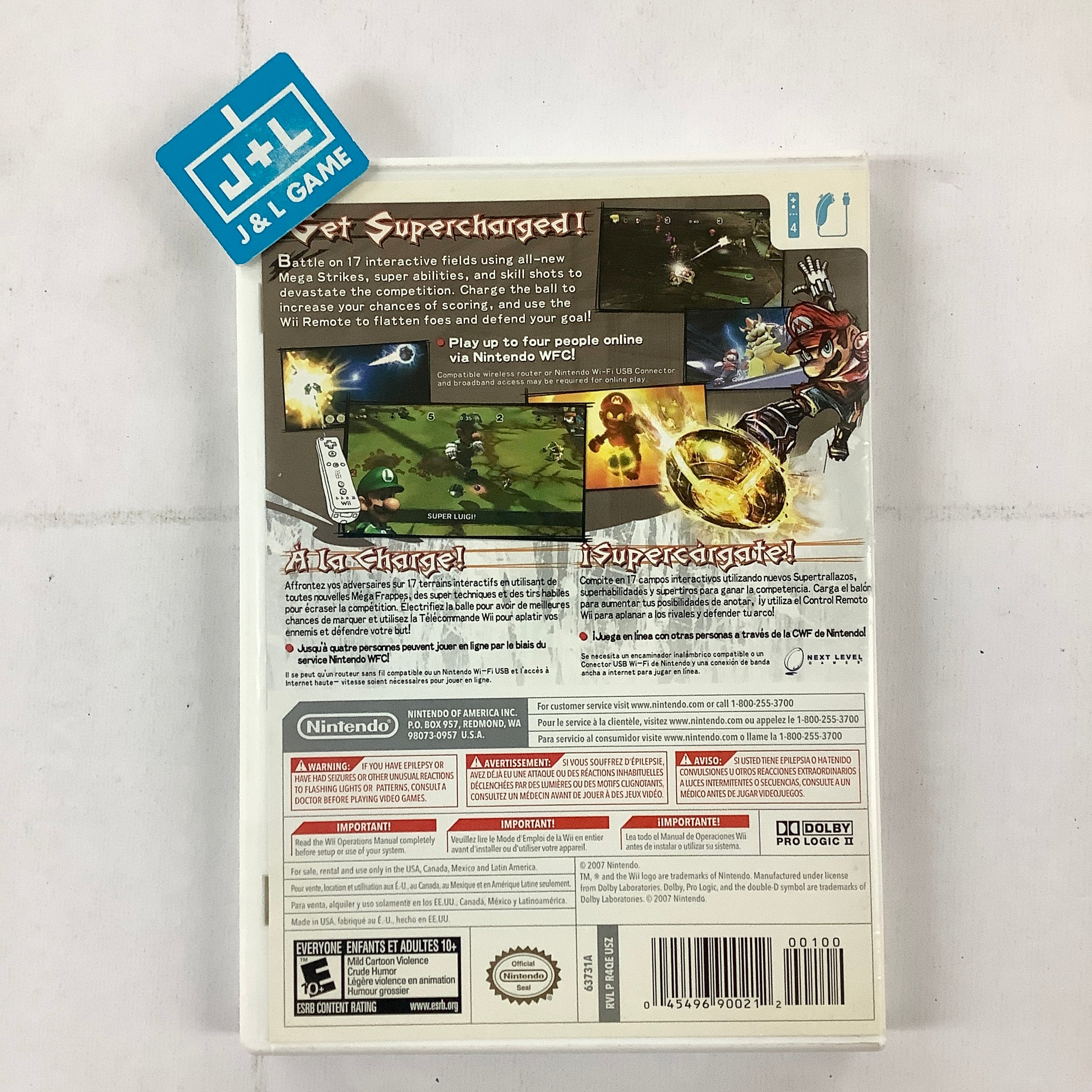 Mario Strikers Charged - Nintendo Wii [Pre-Owned] | J&L Game