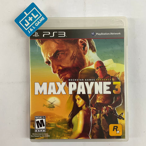 Max Payne 3 - (PS3) PlayStation 3 [Pre-Owned] Video Games Rockstar Games   