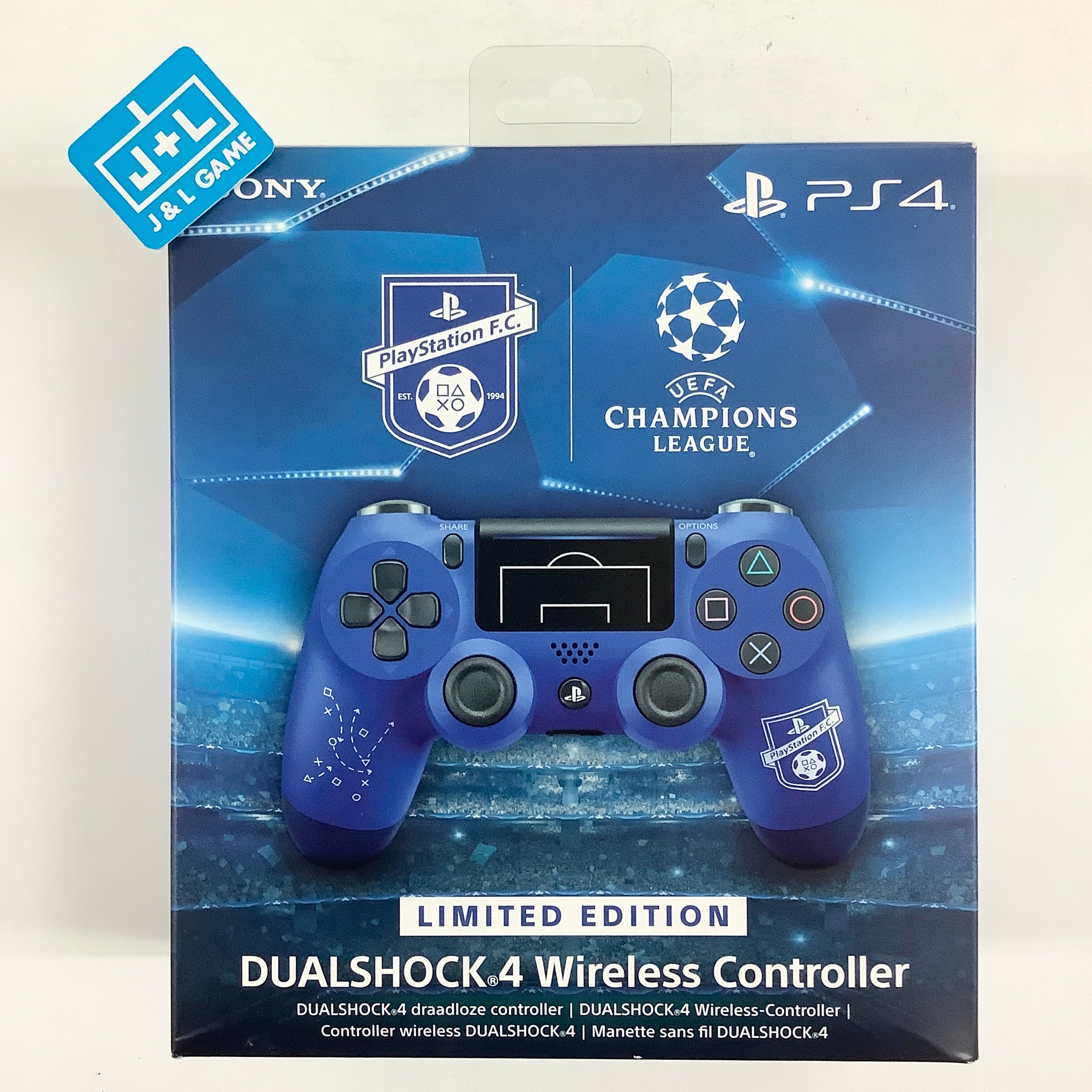 Sony DualShock 4 Wireless Controller (F.C. Football Club Limited Edition) - (PS4) PlayStation 4 (European Import) Accessories Sony   