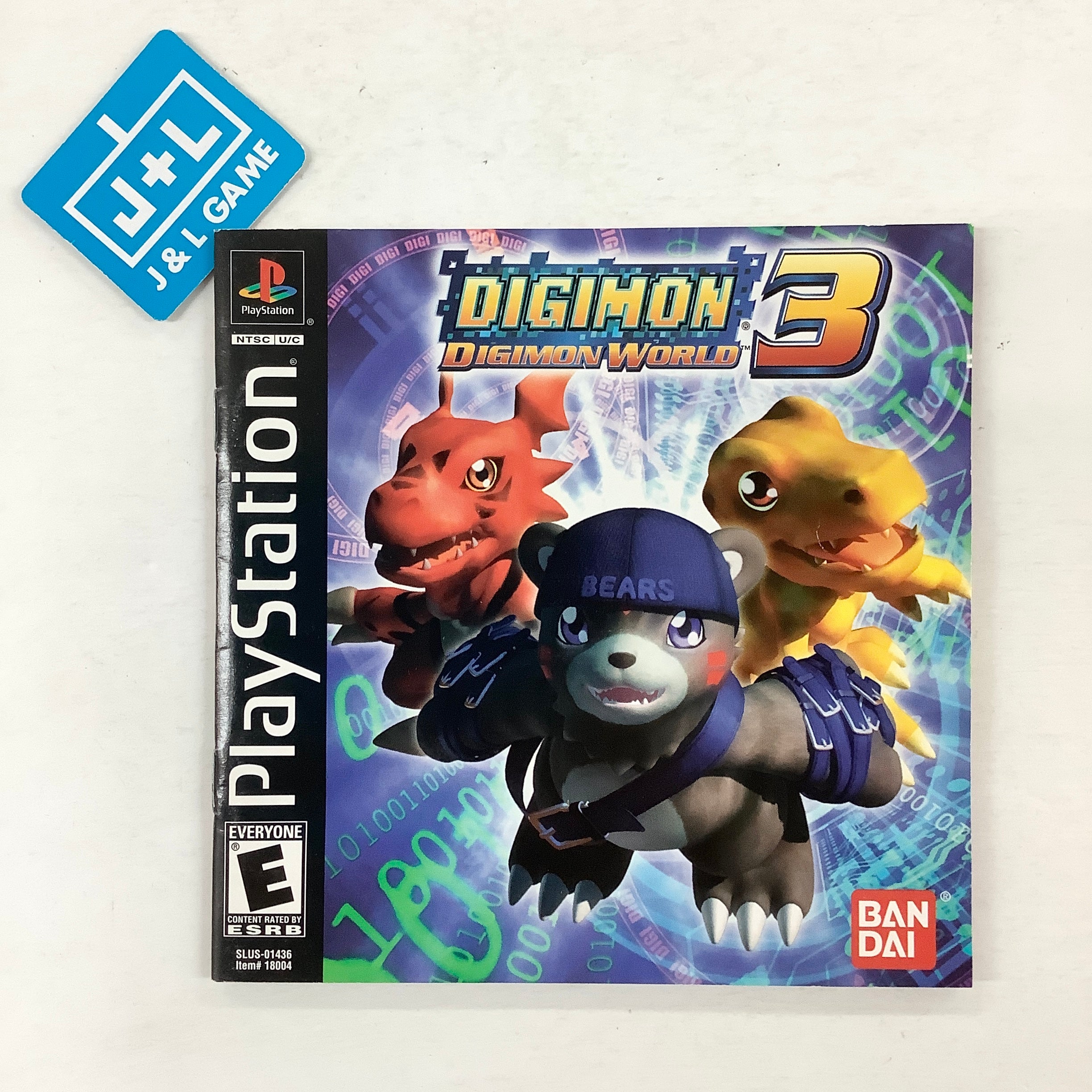 Digimon World 3 - (PS1) PlayStation 1 [Pre-Owned] Video Games Bandai   