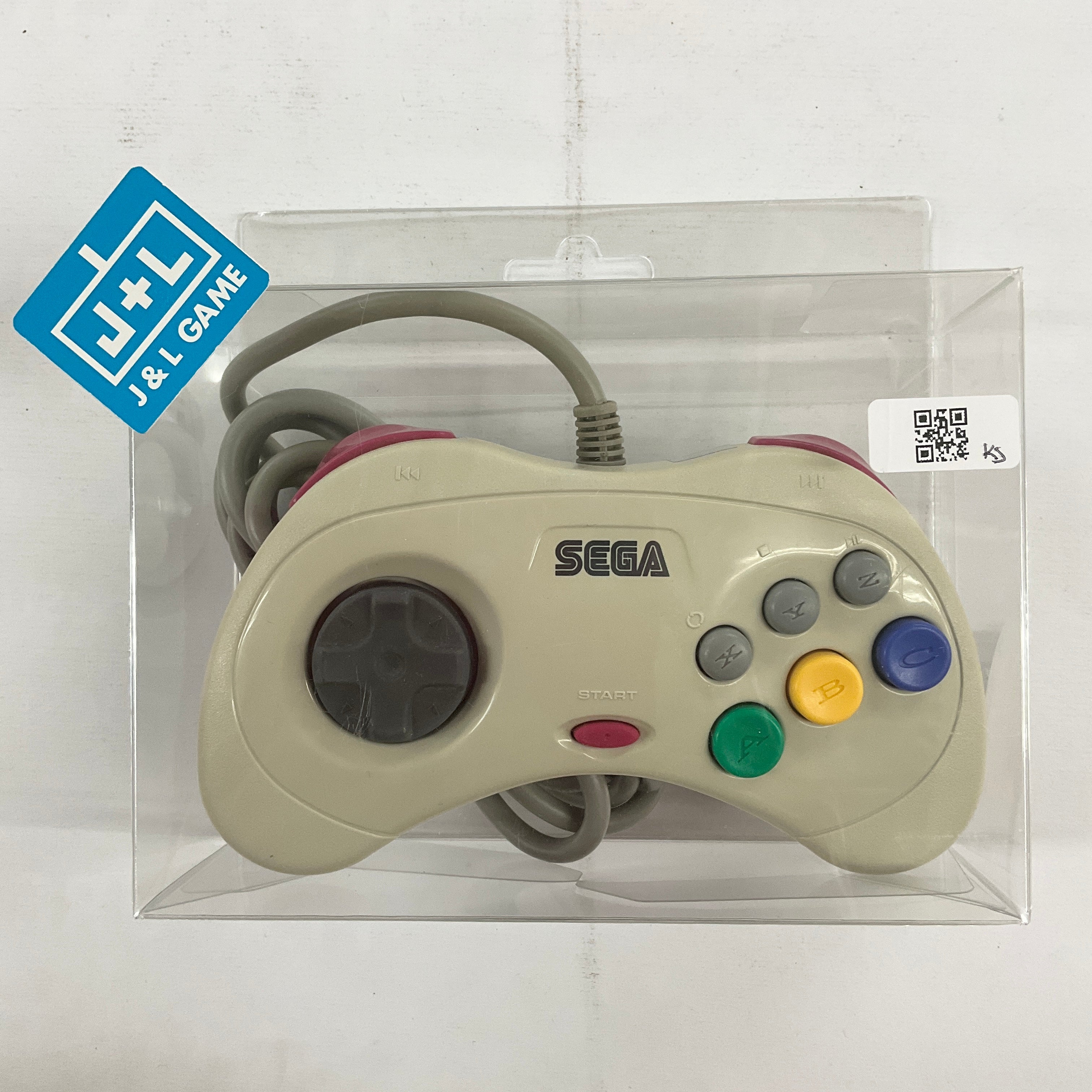 Sega Saturn Official Controller Pad (White) - (SS) Sega Saturn [Pre-Owned] Accessories SEGA   