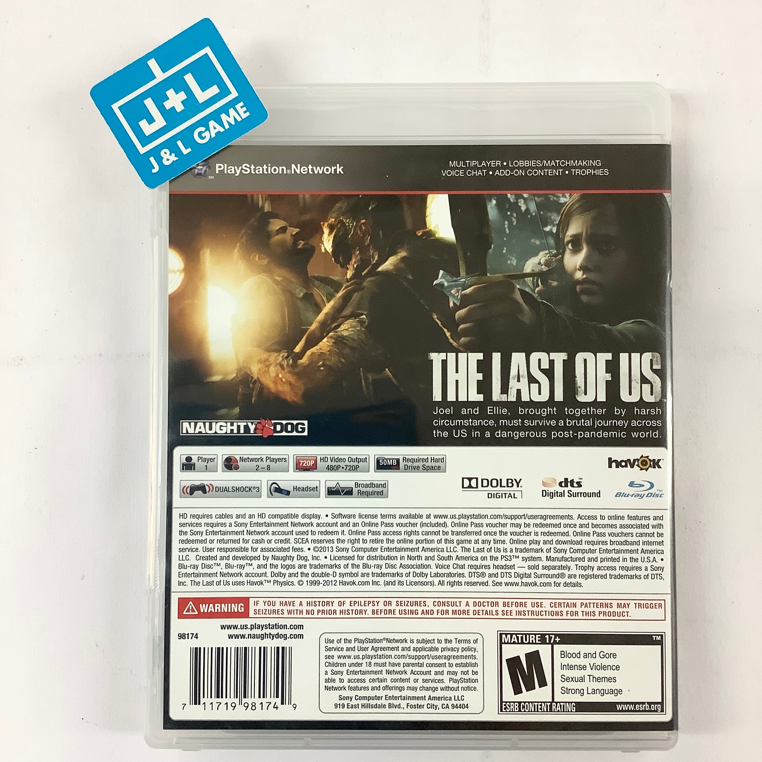 The last of us - PS3 (Gebraucht) in St.gallen für CHF 8 - mit Lieferung The last of us - PS3 (Gebraucht) in St.gallen für CHF 8 - mit Lieferung