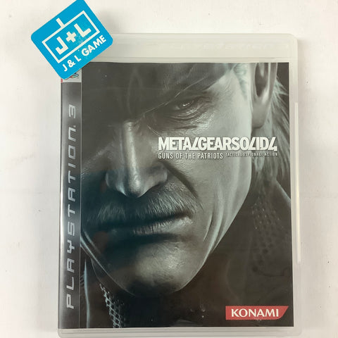 Metal Gear Solid 4: Guns of the Patriots - (PS3) PlayStation 3 [Pre-Owned] (Asia Import) Video Games Konami   