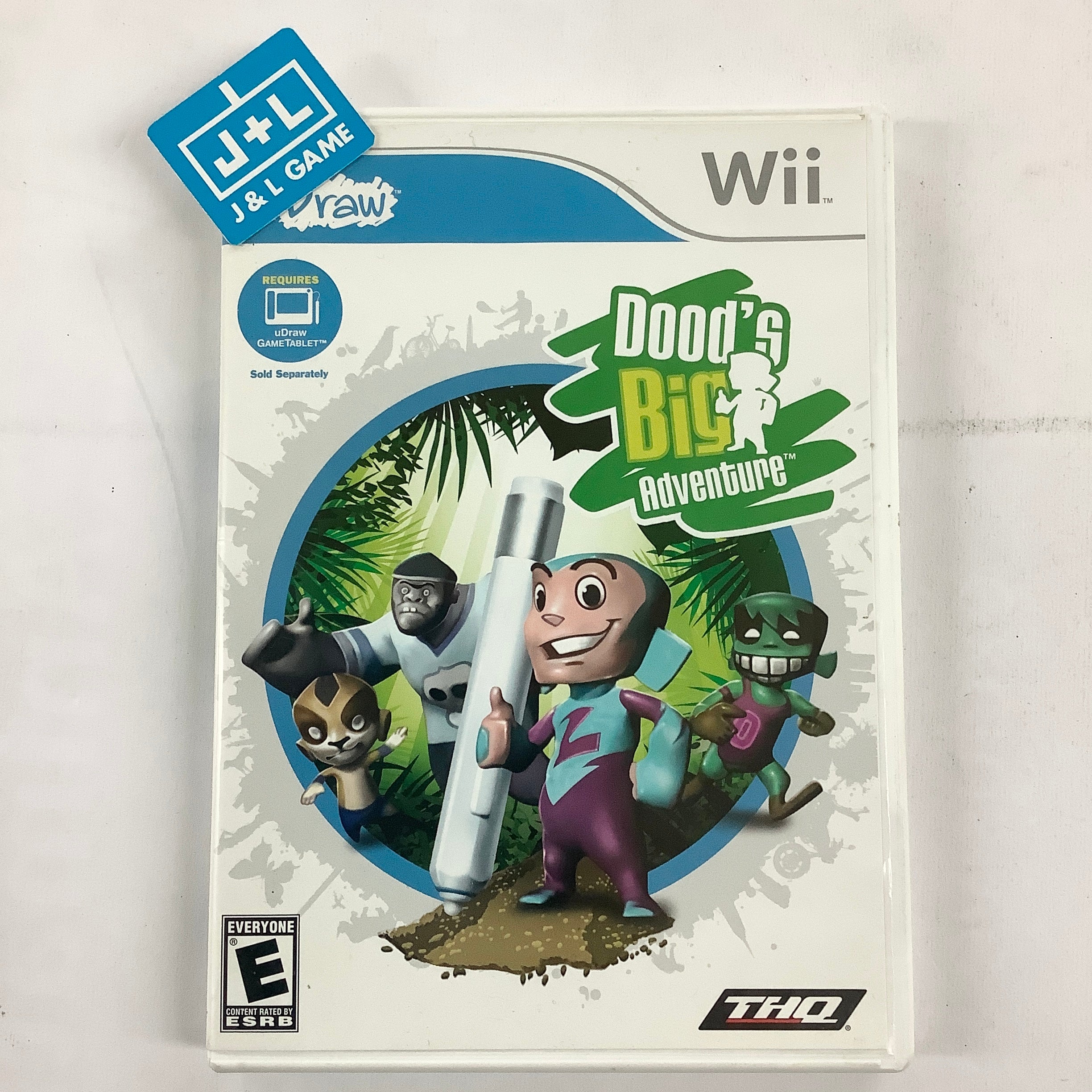 uDraw: Dood's Big Adventure - Nintendo Wii [Pre-Owned] Video Games THQ   