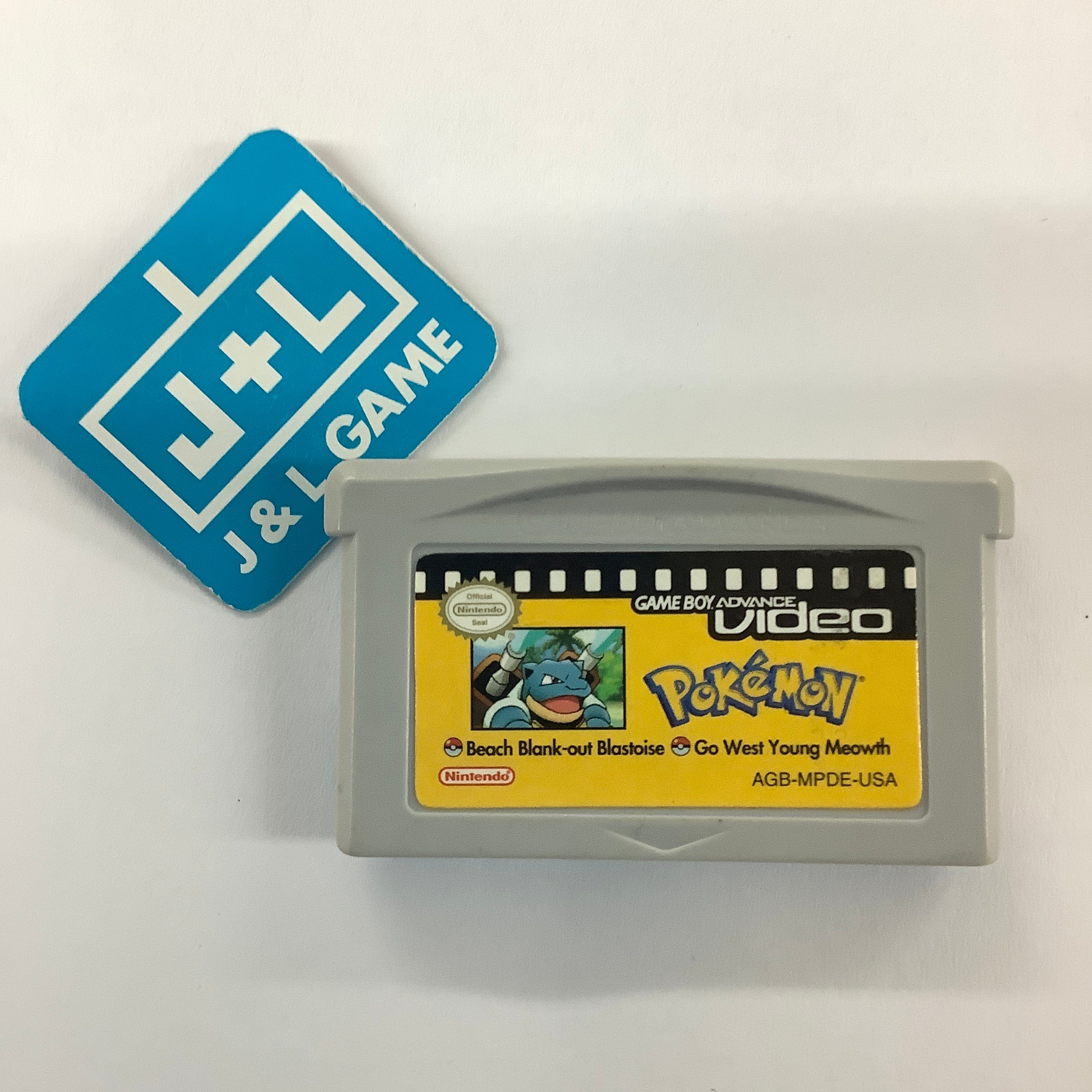 Game Boy Advance Video: Pokemon Beach Blank-out Blastoise / Go West Young Meowth - (GBA) Game Boy Advance [Pre-Owned] Video Games Nintendo   