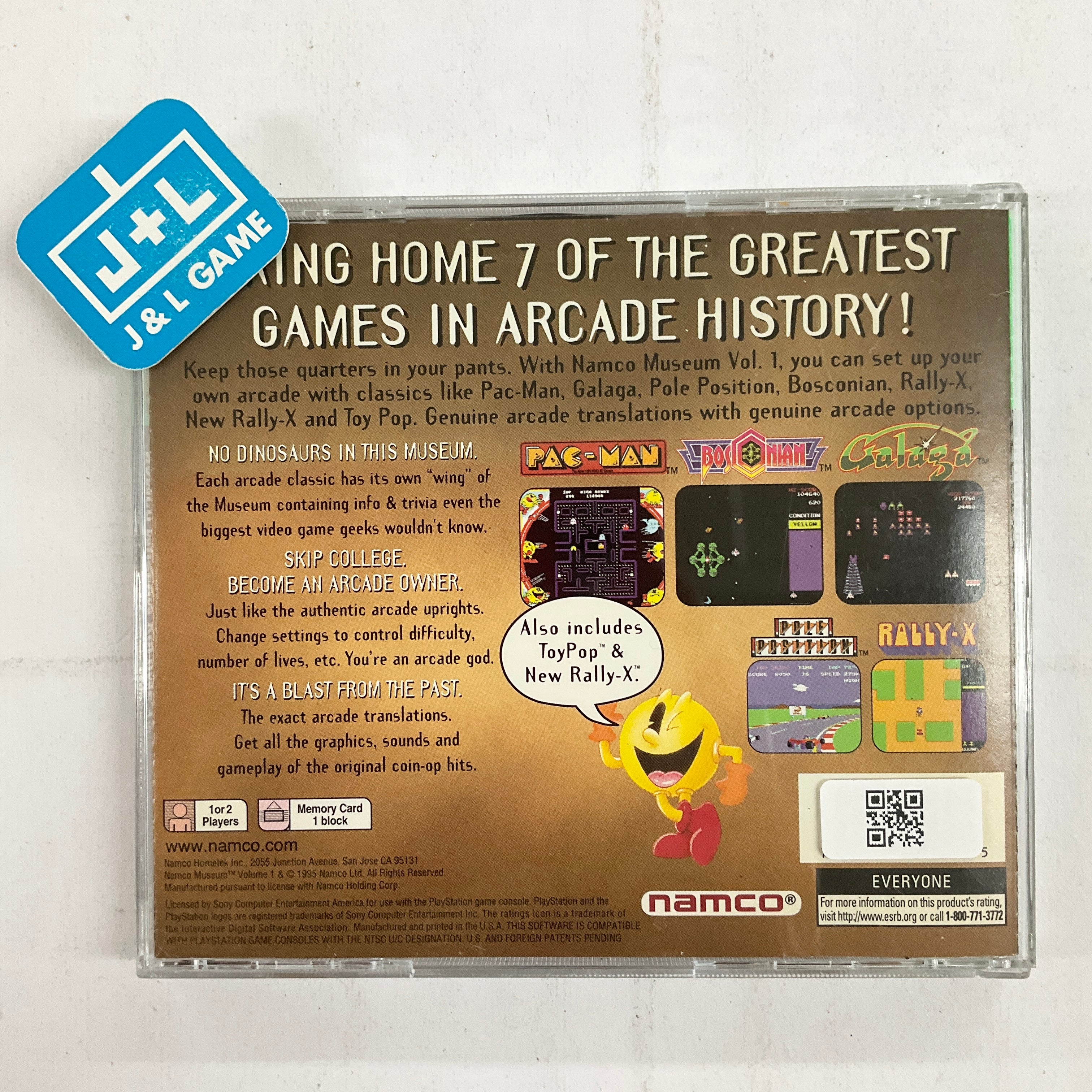 Namco Museum Vol. 1 (Greatest Hits) - (PS1) PlayStation 1 [Pre-Owned] Video Games Namco   